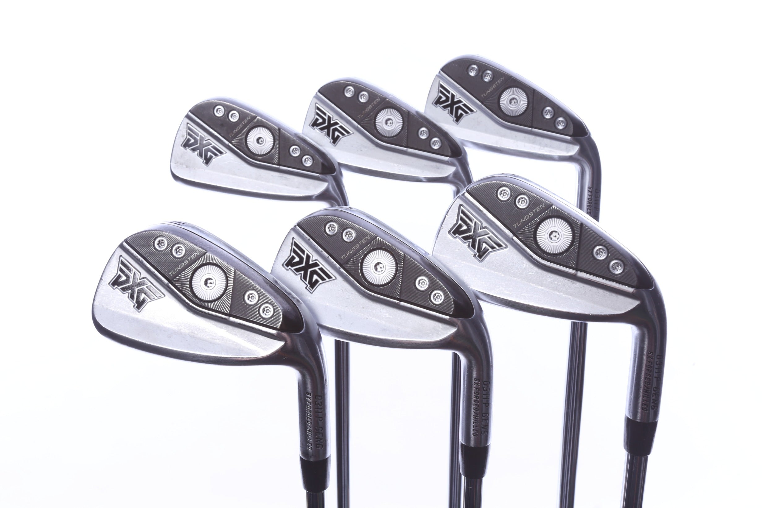 Used PXG 0311 P GEN6 Iron Set - Right-Handed - 5-PW - Regular Flex-Next Round