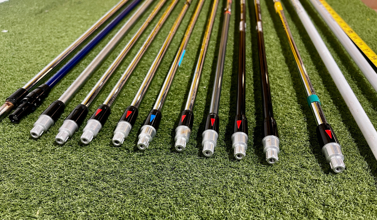 Wholesale Lot of 14 Golf Shafts - Assorted Fitting Shafts-Next Round