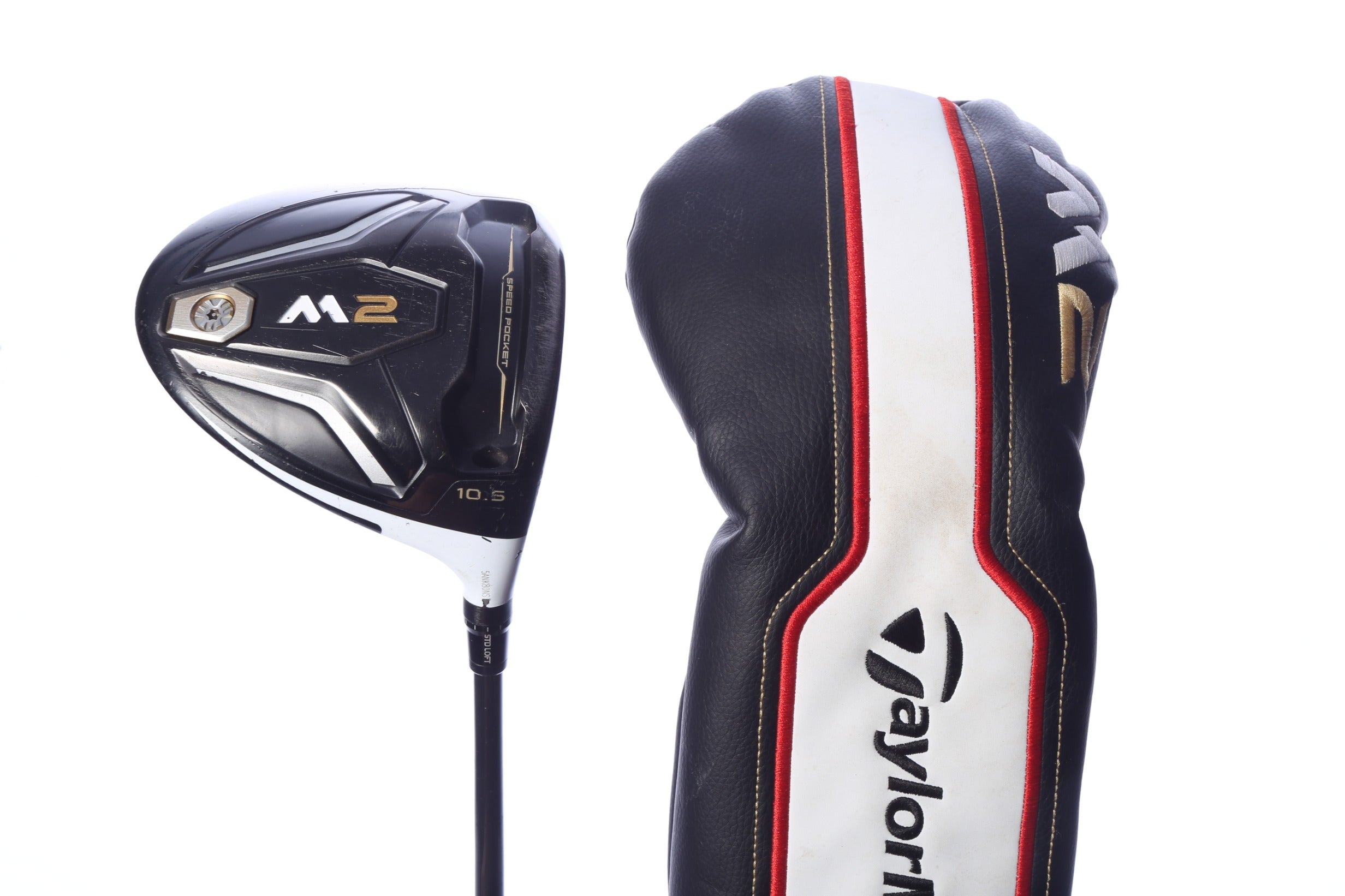 Used TaylorMade M2 2016 Driver - 10.5 Degrees - Seniors Flex Mitsubishi Bassara - Right-Handed