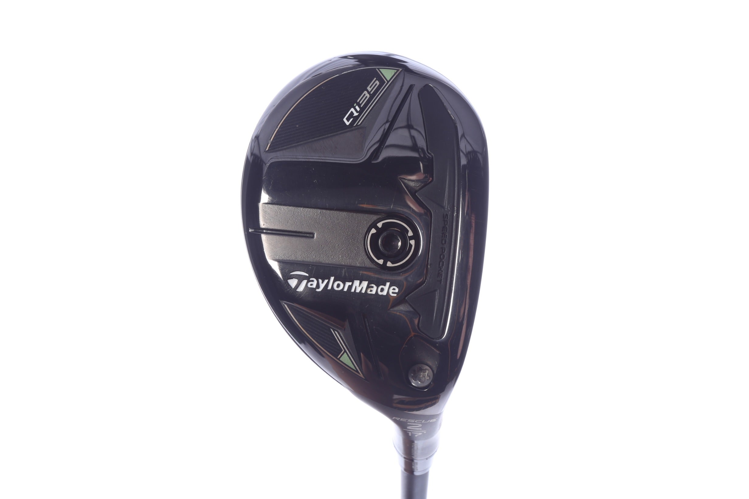 Used TaylorMade Qi35 Rescue 2H Hybrid - Right-Handed - 17 Degrees - Stiff Flex-Next Round