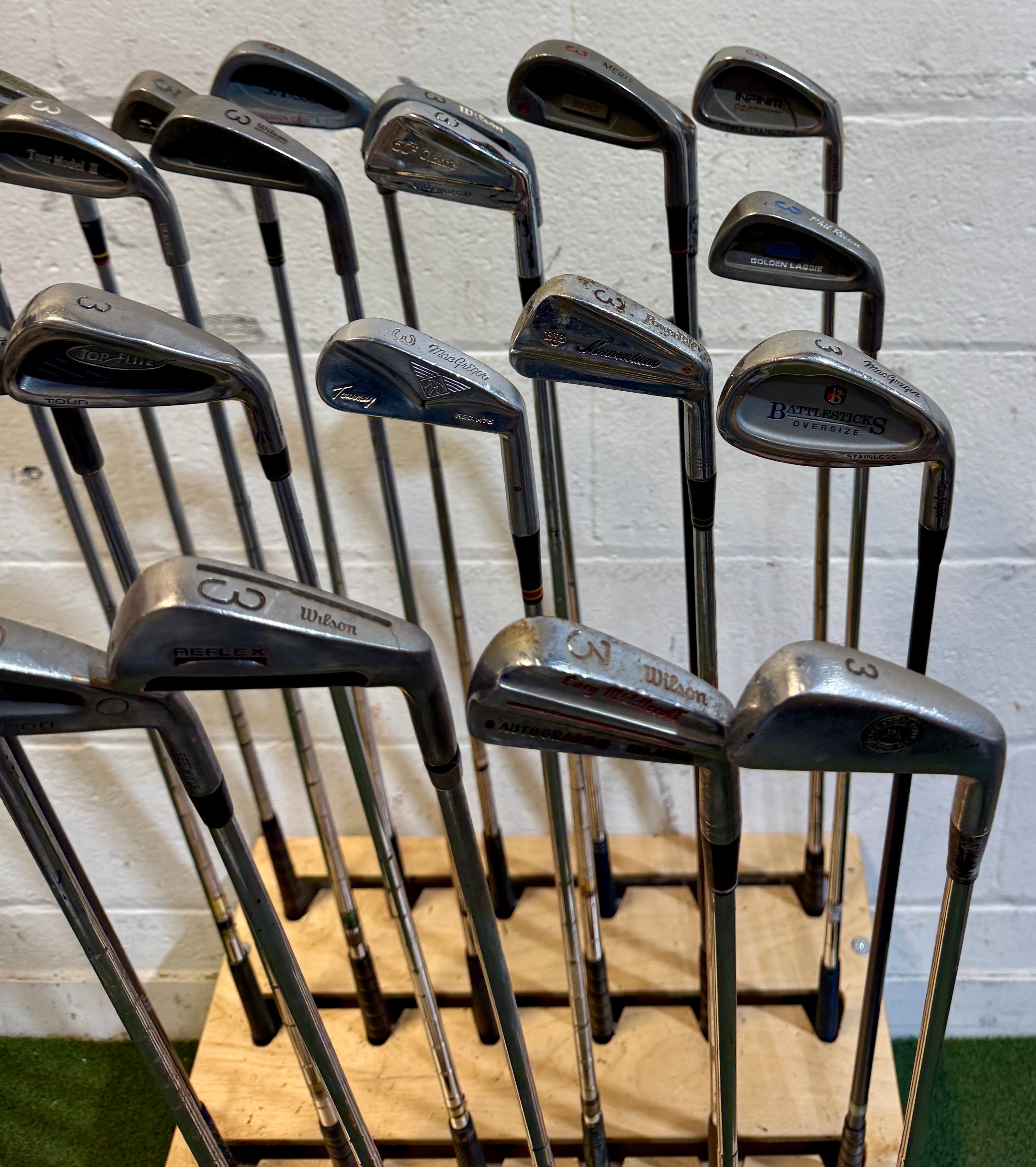 Wholesale Lot of 45 Golf Clubs - Assorted Single Irons-Next Round