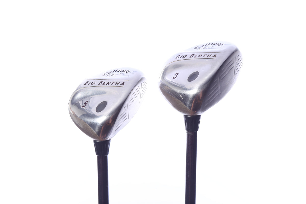 Used Callaway Big Bertha 2004 Wood Set - Right-Handed - 3W, 5W - Ladies Flex-Next Round