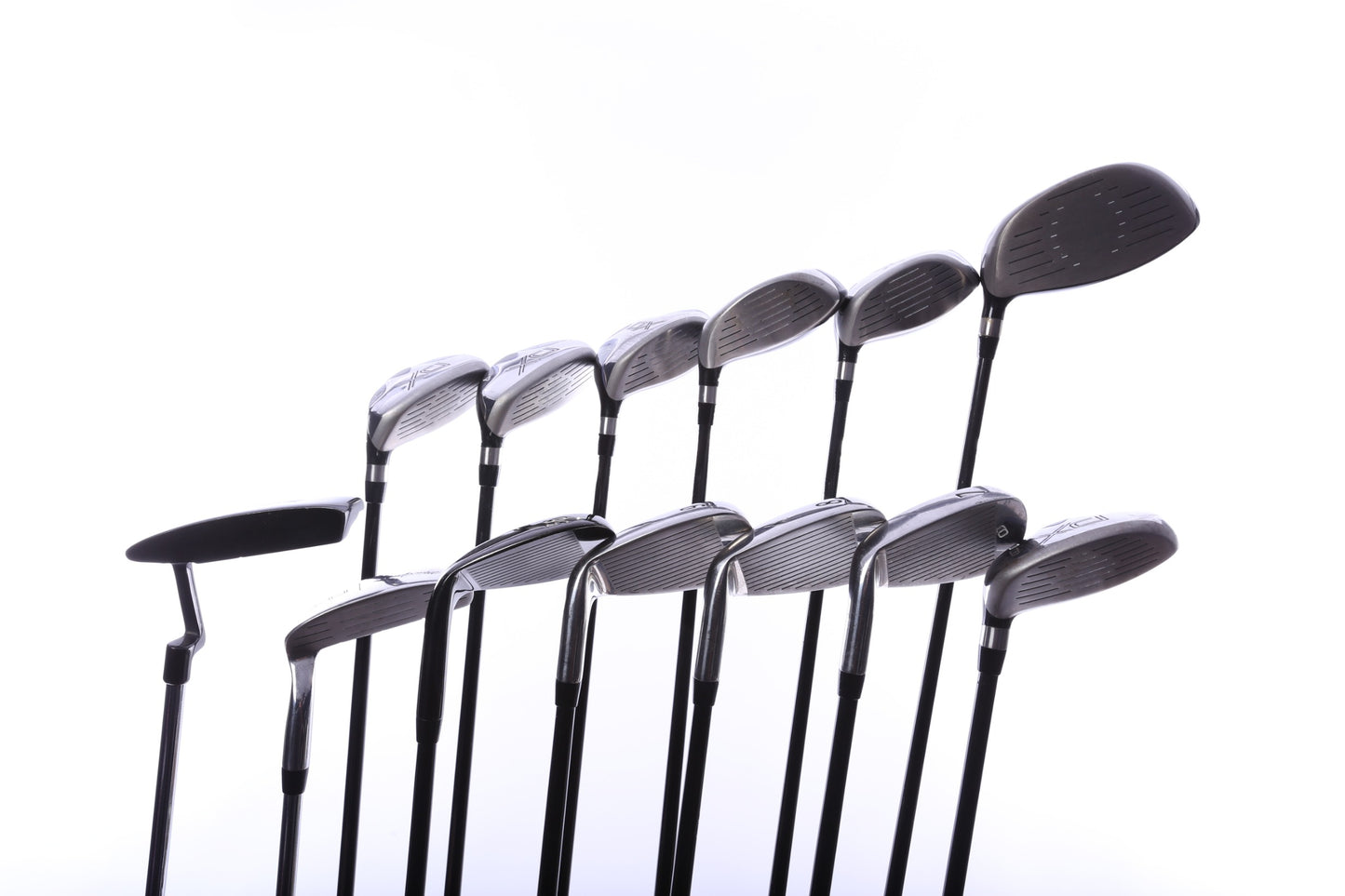Used MacGregor DX Complete Set - Right-Handed - 1W, 3W, 5W, 7W, 5H, 6H, 7-9, SW, Chipper, Putter - Ladies Flex-Next Round