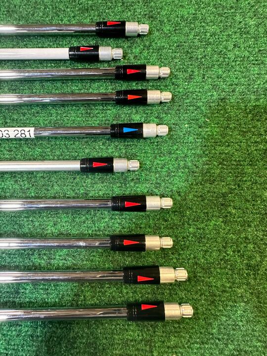Wholesale Lot of 10 Various Fitting Club Shafts with TaylorMade Adaptors-Next Round