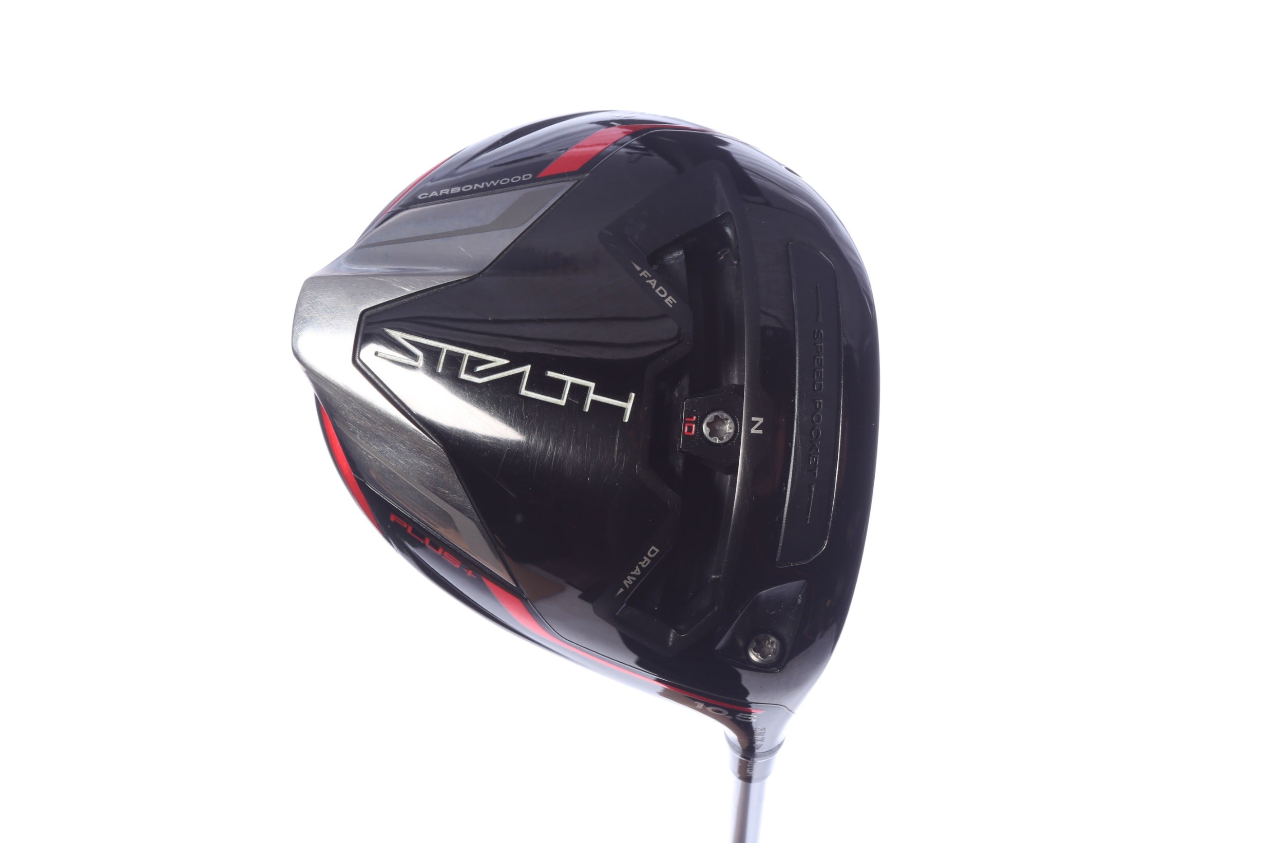 Used TaylorMade STEALTH PLUS Driver - 10.5 Degrees - Stiff Flex Mitsubishi TENSEI CK White - Right-Handed