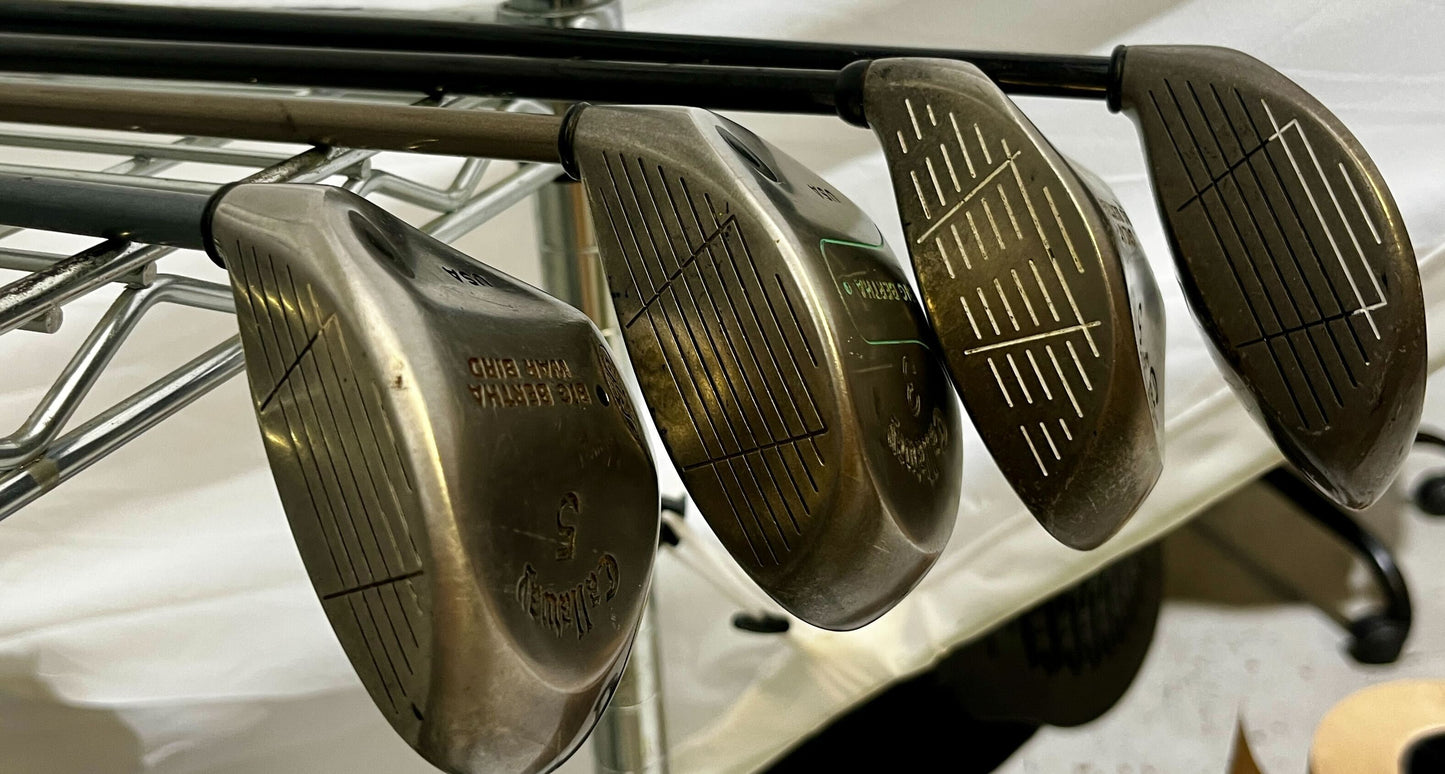 Wholesale Lot of 30 Golf Clubs - Callaway & King Cobra Fairway Woods-Next Round
