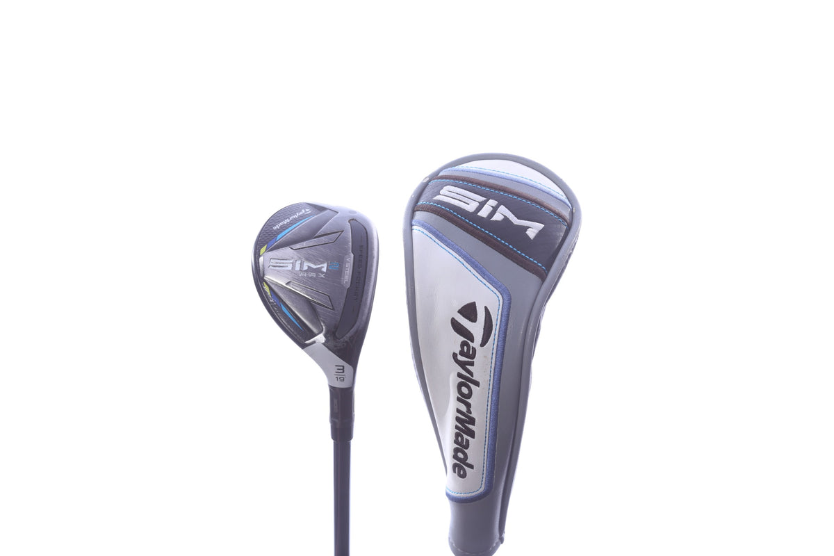 Used TaylorMade SIM2 MAX Rescue 3H Hybrid - Right-Handed - 19 Degrees - Stiff Flex-Next Round