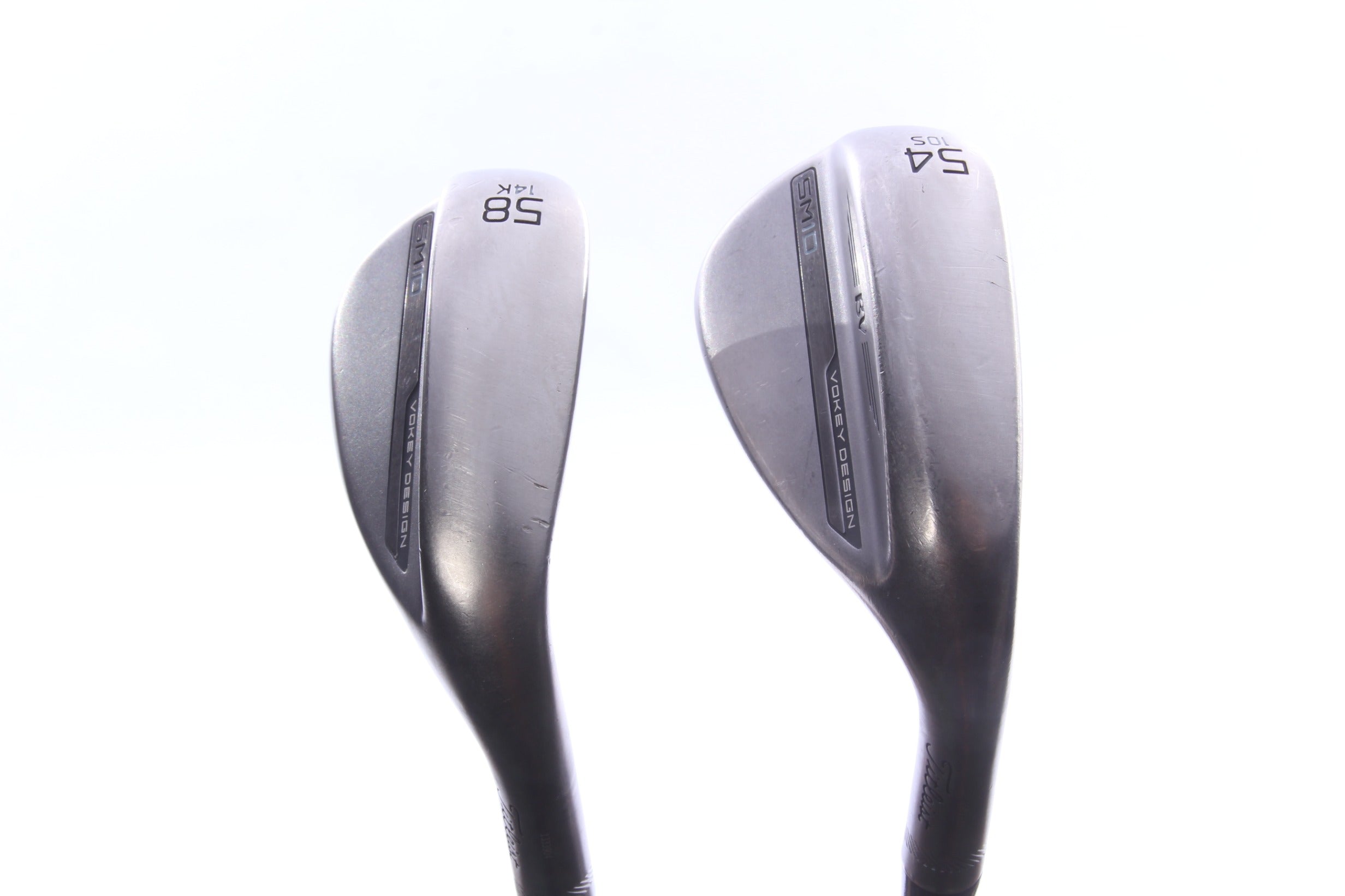 Used Titleist Vokey SM10 Nickel Wedge Set - Right-Handed - 54*, 58* - Wedge Flex-Next Round
