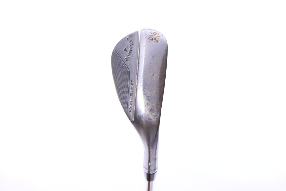 Used Callaway JAWS Raw Chrome Sand Wedge - Right-Handed - 56 Degrees - Wedge Flex-Next Round