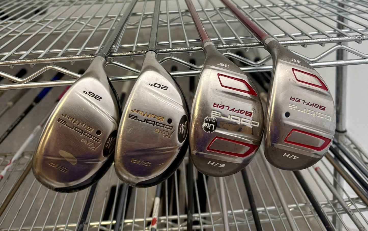 Wholesale Lot of 40 Golf Clubs - Cobra Baffler Hybrids-Next Round