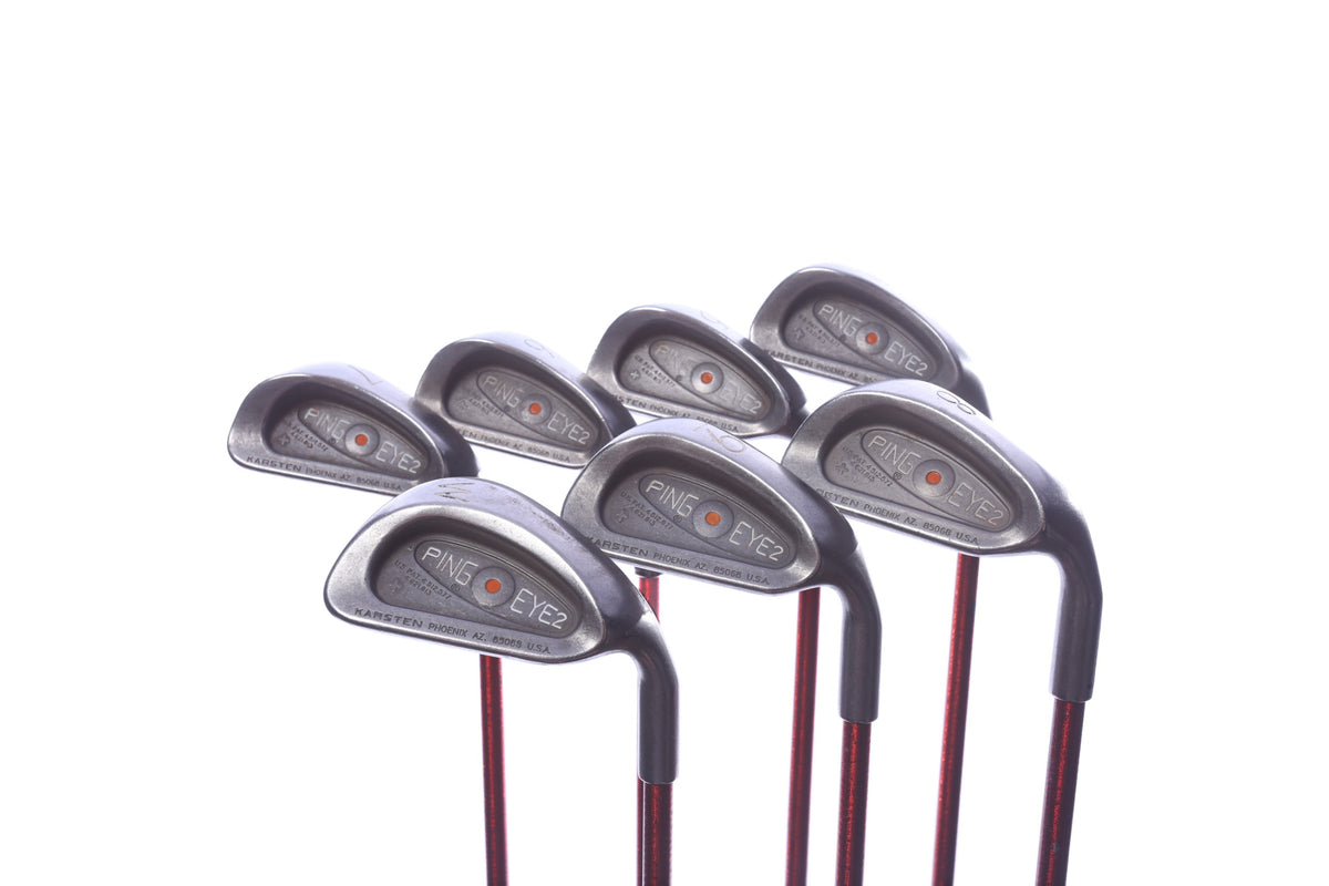 Used Ping Eye 2 + Iron Set - Right-Handed - 4-PW - Stiff Flex