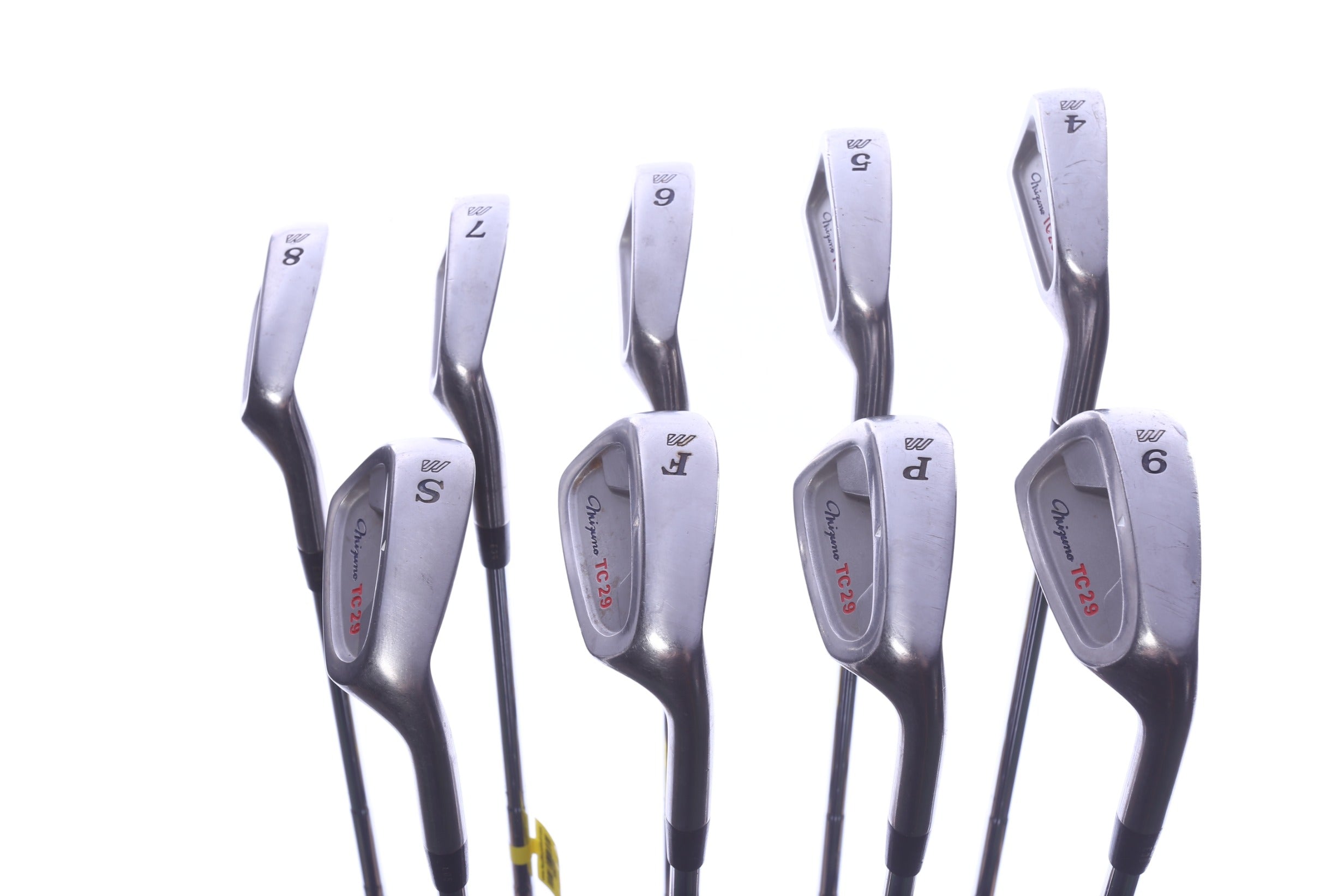 Used Mizuno TC29 Iron Set - Right-Handed - 4-PW, FW, SW - Stiff Flex