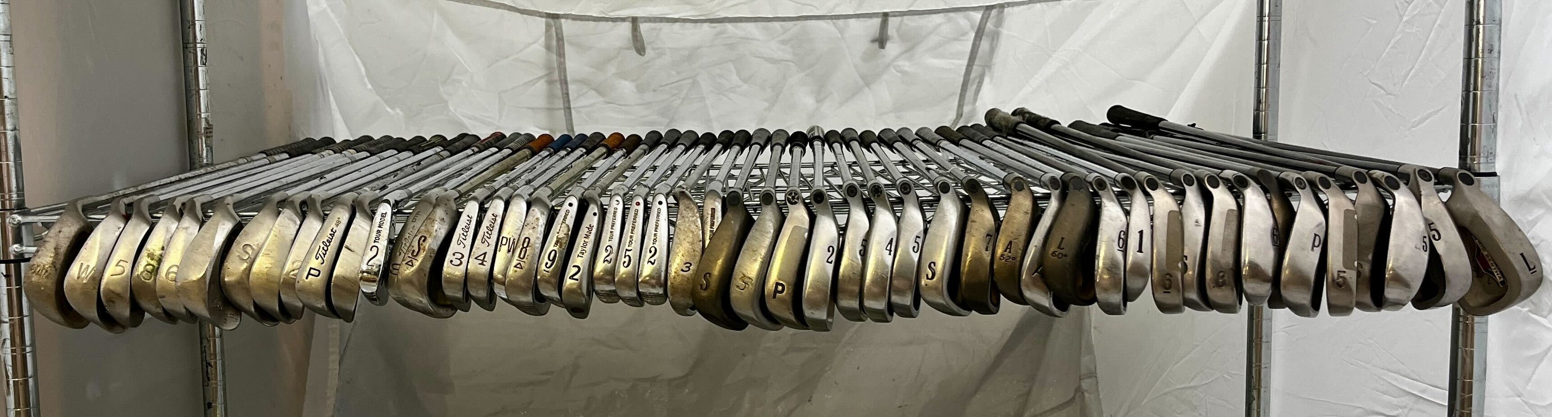 50 Assorted Irons and Wedges-Next Round