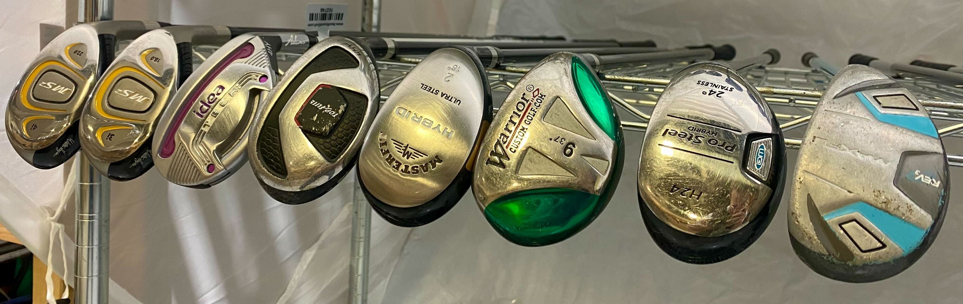 Wholesale Lot of 40 Golf Clubs - Assorted Hybrids-Next Round