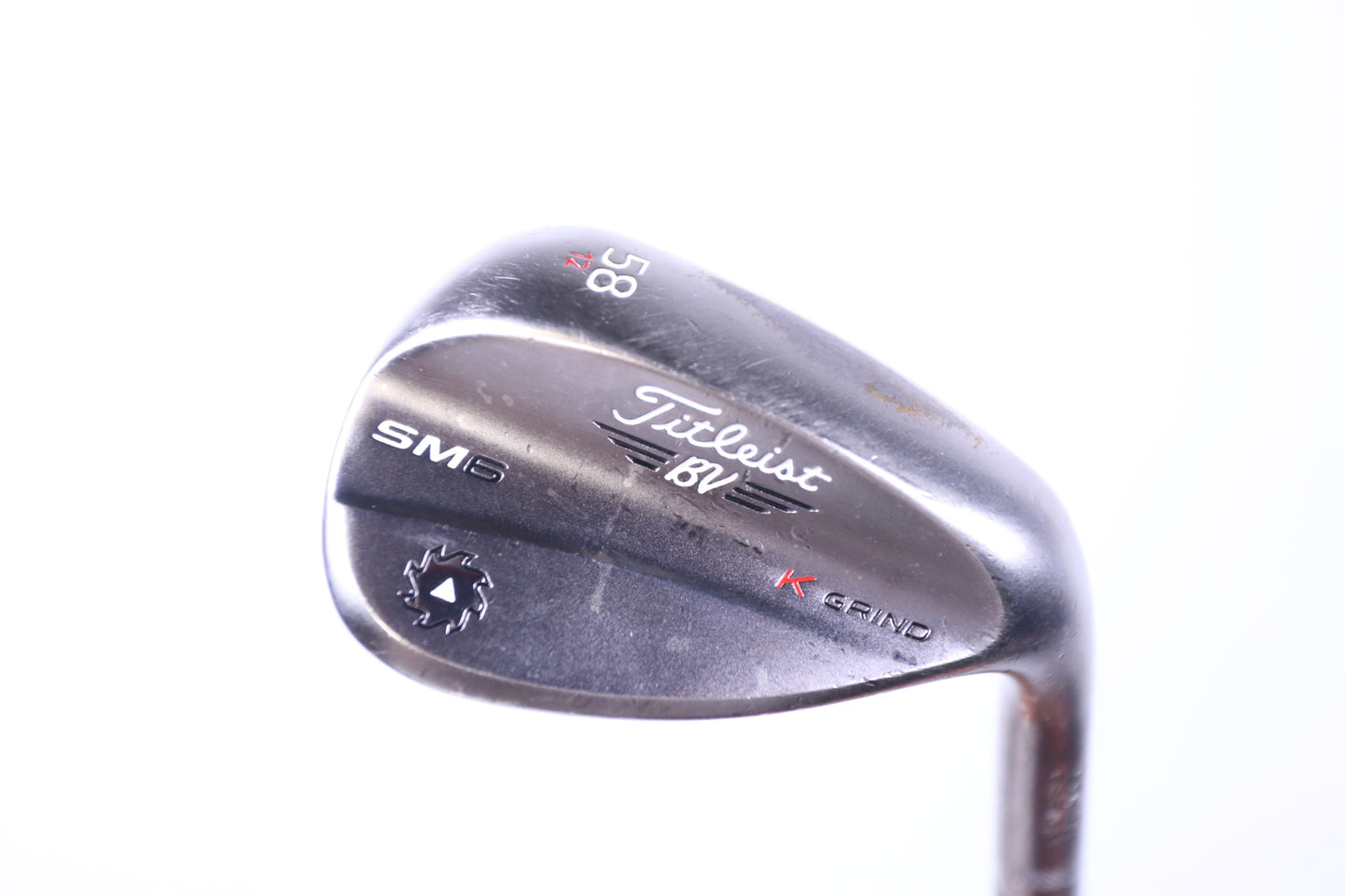 Used Titleist Vokey SM6 Steel Gray Lob Wedge - Right-Handed - 58 Degrees - Wedge Flex-Next Round