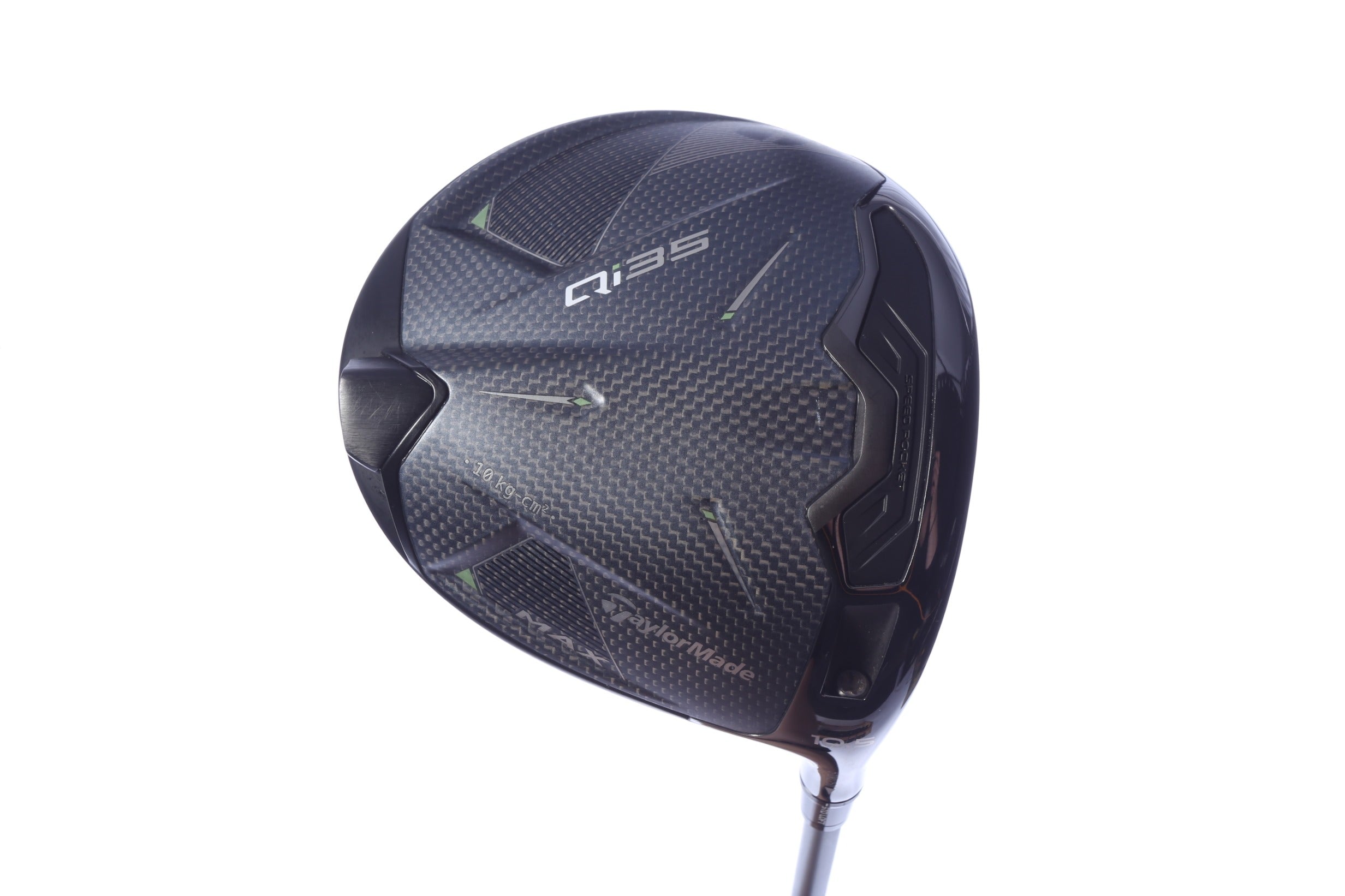 Used TaylorMade Qi35 MAX Driver - 10.5 Degrees - Regular Flex Fujikura Air Speeder - Right-Handed-Next Round
