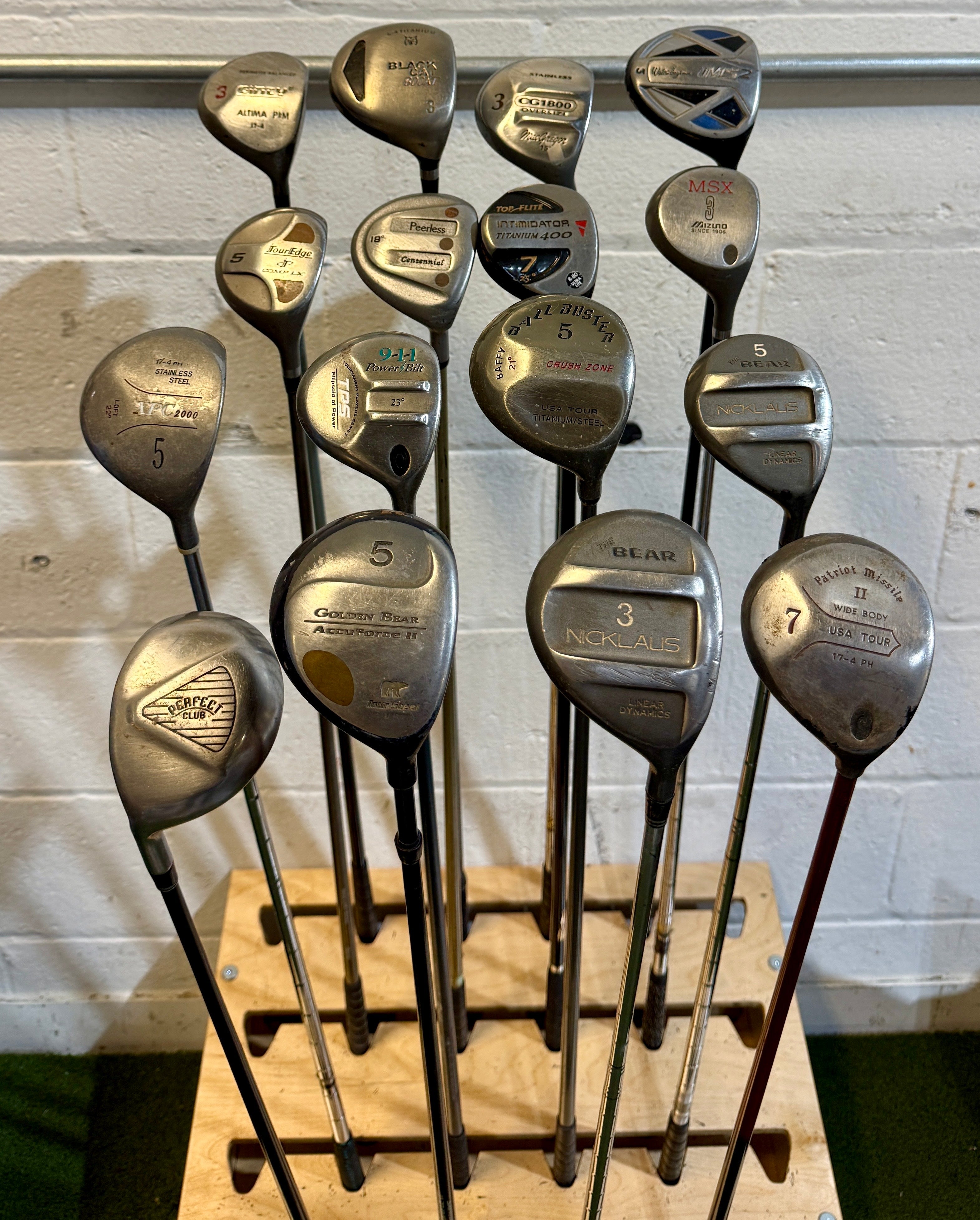 Wholesale Lot of 40 Golf Clubs - Assorted Fairway Woods - RH/LH - Mixed Flexes-Next Round