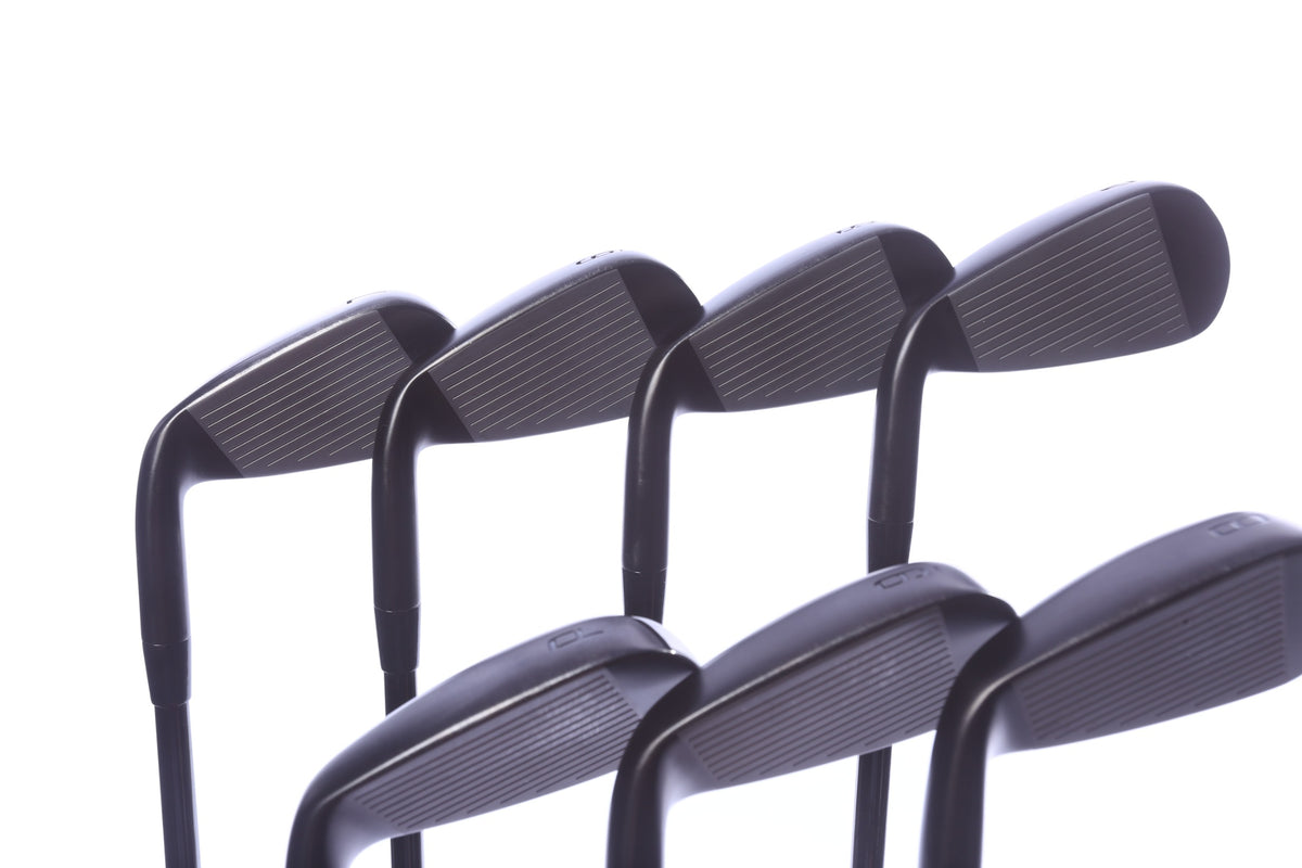 Used Mizuno JPX 925 Hot Metal Black Ion Iron Set - Right-Handed - 4-PW - Stiff Flex-Next Round