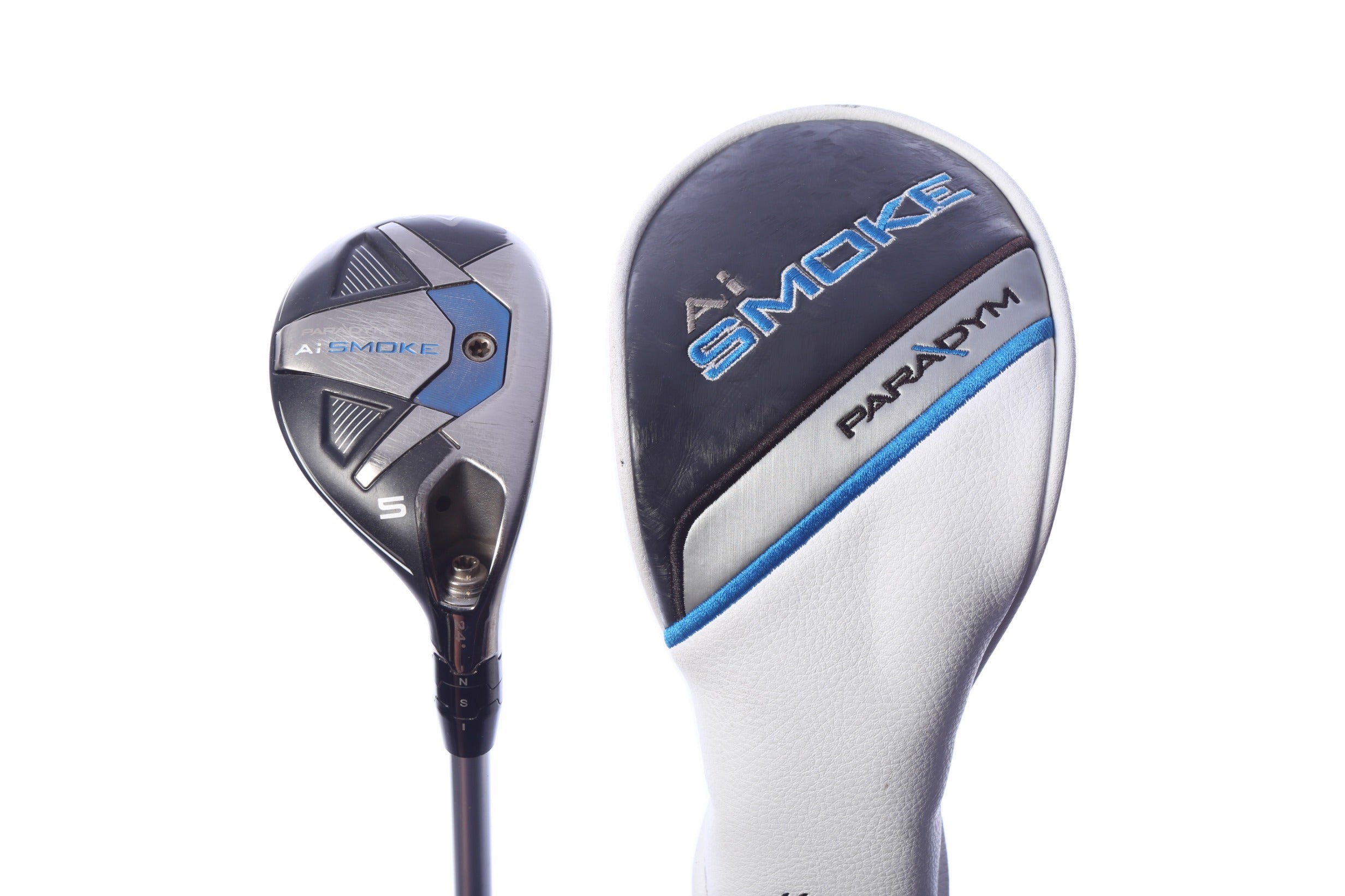 Used Callaway Paradym Ai Smoke 5H Hybrid - Right-Handed - 24 Degrees - Seniors Flex