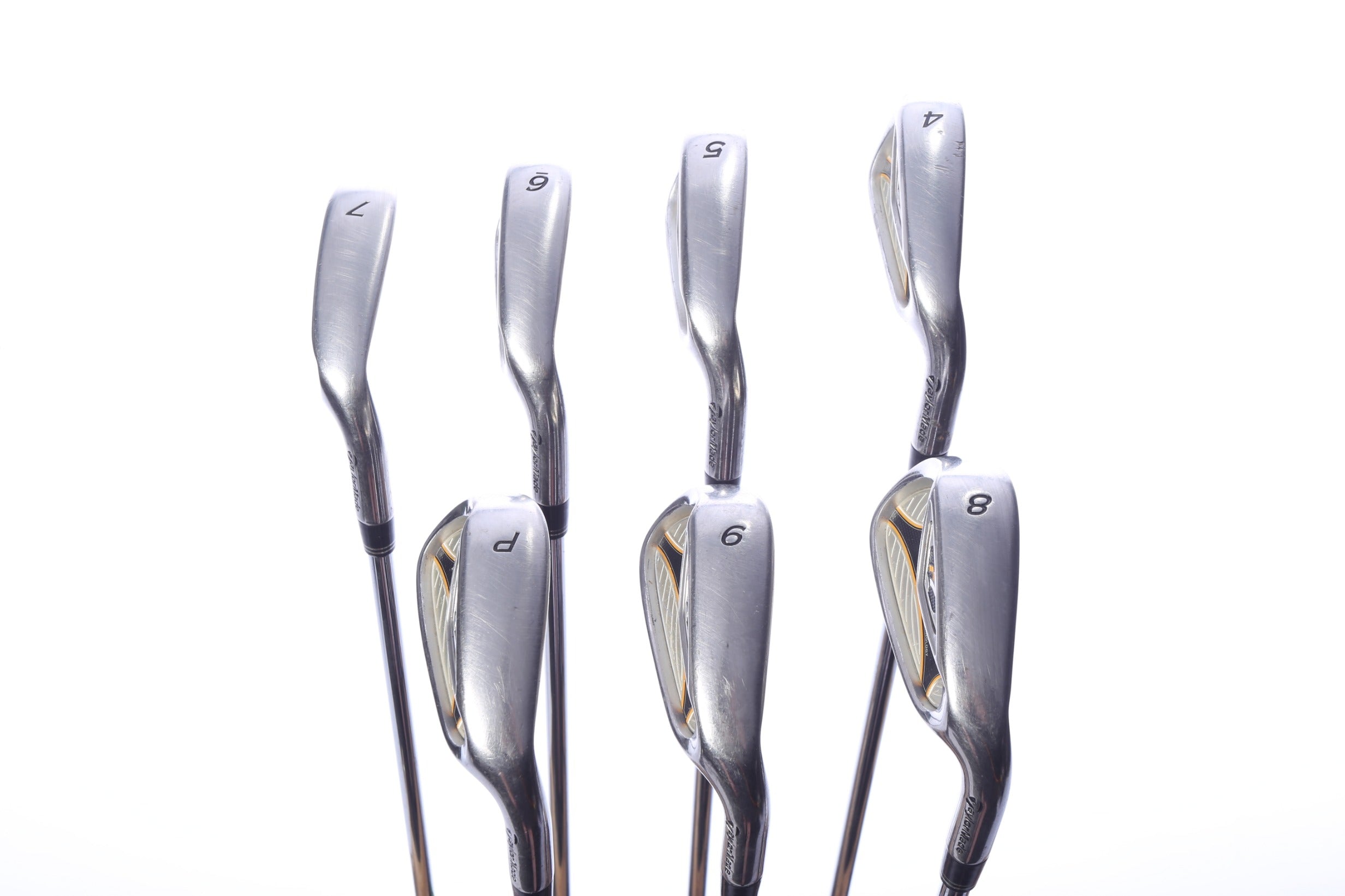 Used TaylorMade r7 TP Iron Set - Right-Handed - 4-PW - Regular Flex