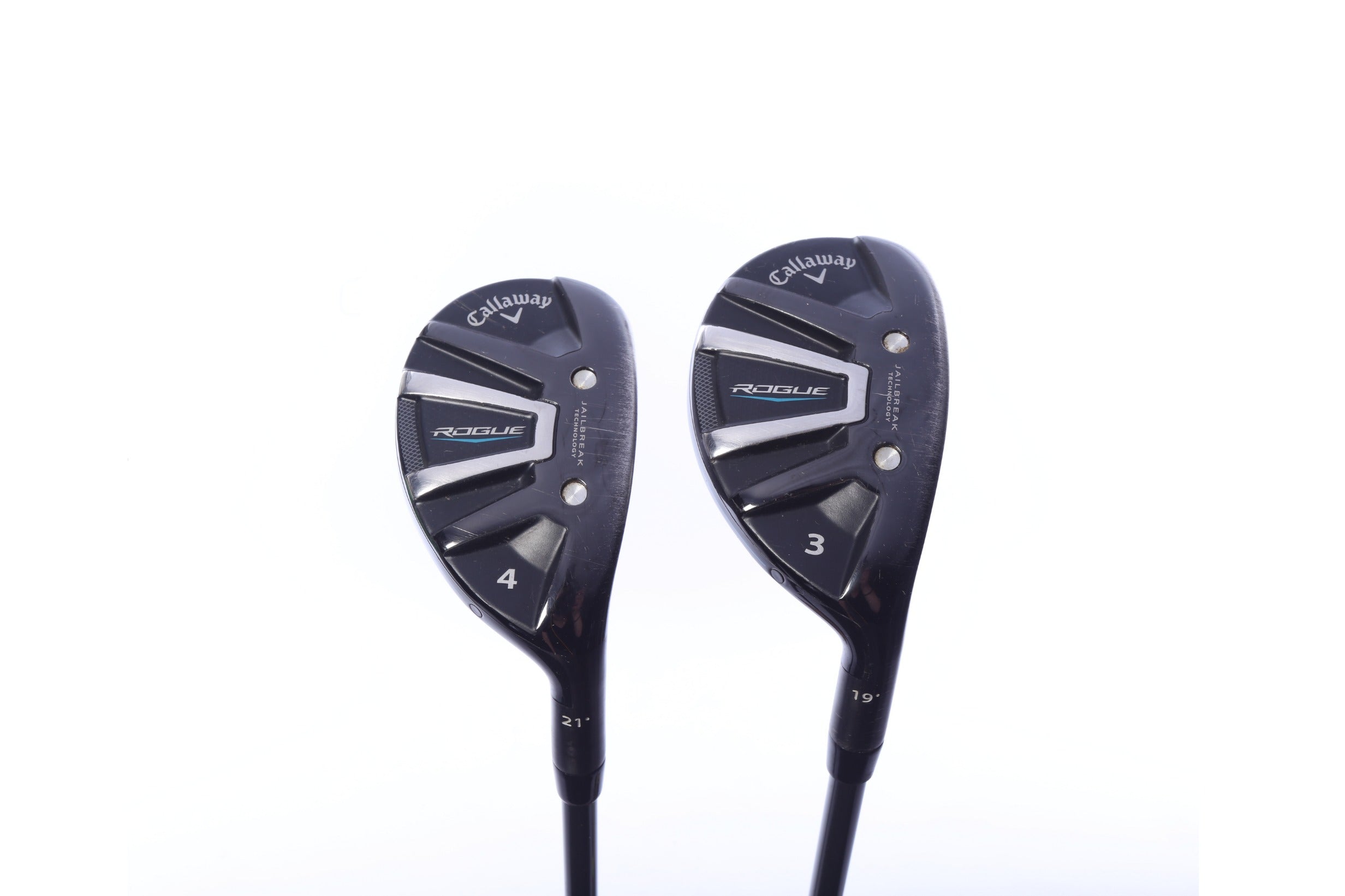 Used Callaway Rogue Hybrid Set - Right-Handed - 3H, 4H - Stiff Flex