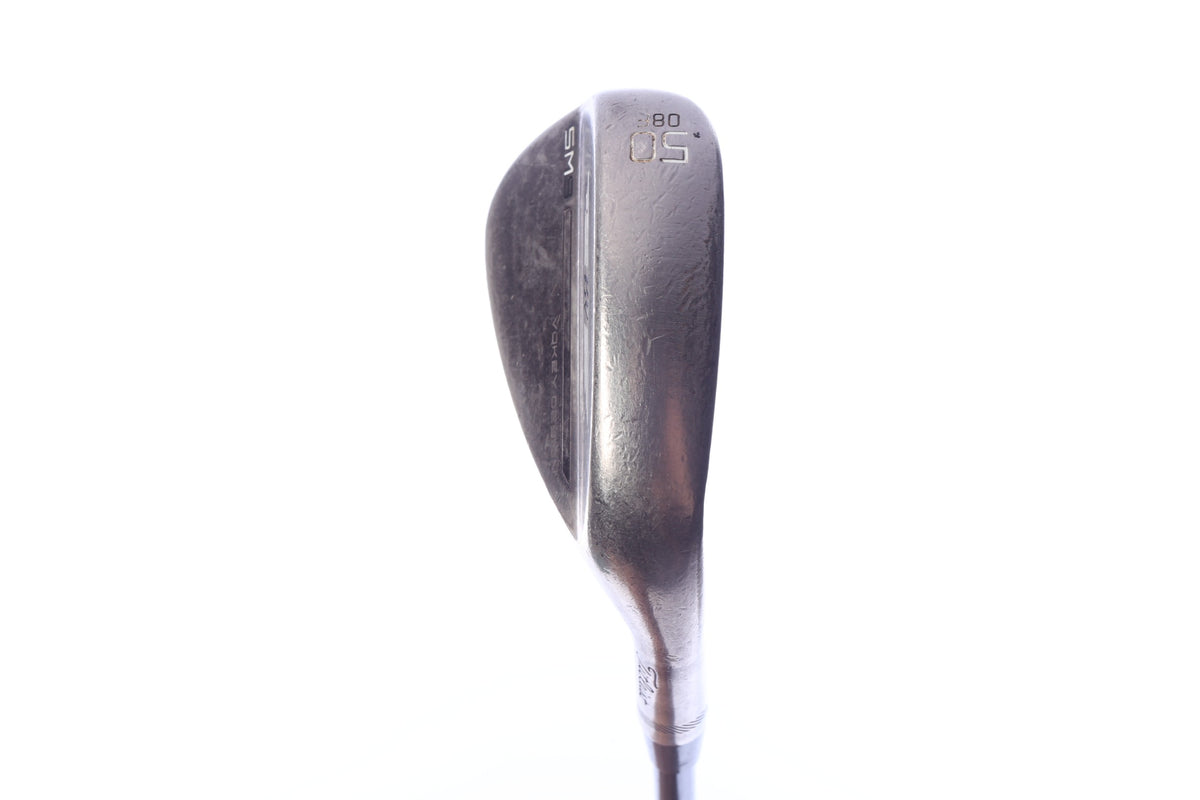 Used Titleist Vokey SM9 Brushed Steel Gap Wedge - Right-Handed - 50 Degrees - Regular Flex-Next Round