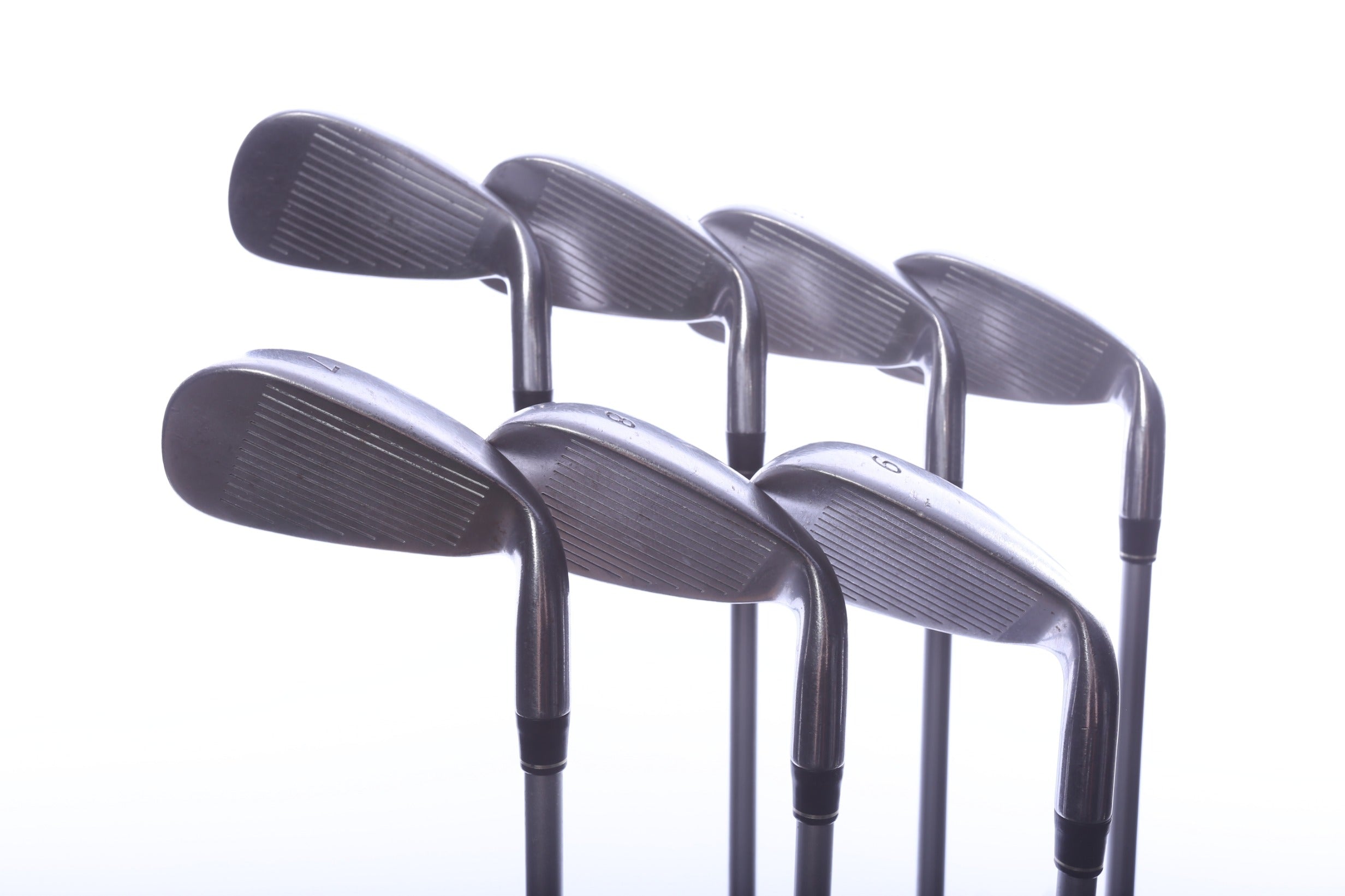 Used TaylorMade rac HT Iron Set - Left-Handed - 3-9 - Seniors Flex-Next Round