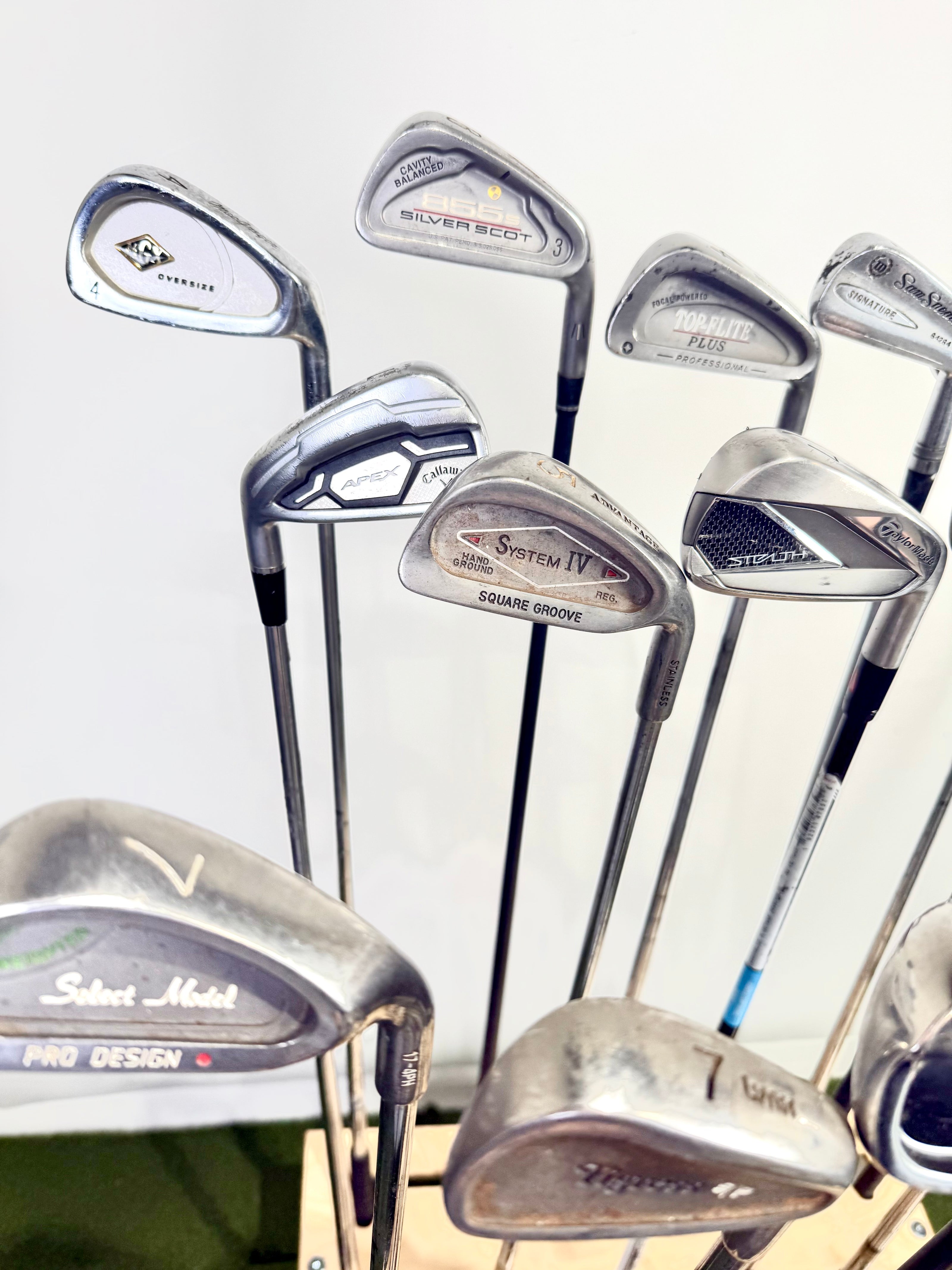 Wholesale Lot of 48 Golf Clubs - Right and Left-handed - Irons and Wedges-Next Round