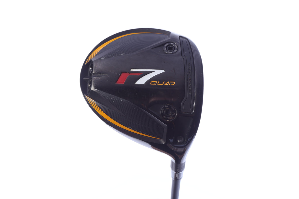 Used TaylorMade r7 Quad Mini Driver - 11.5 Degrees - Stiff Flex Mitsubishi REAX - Right-Handed-Next Round