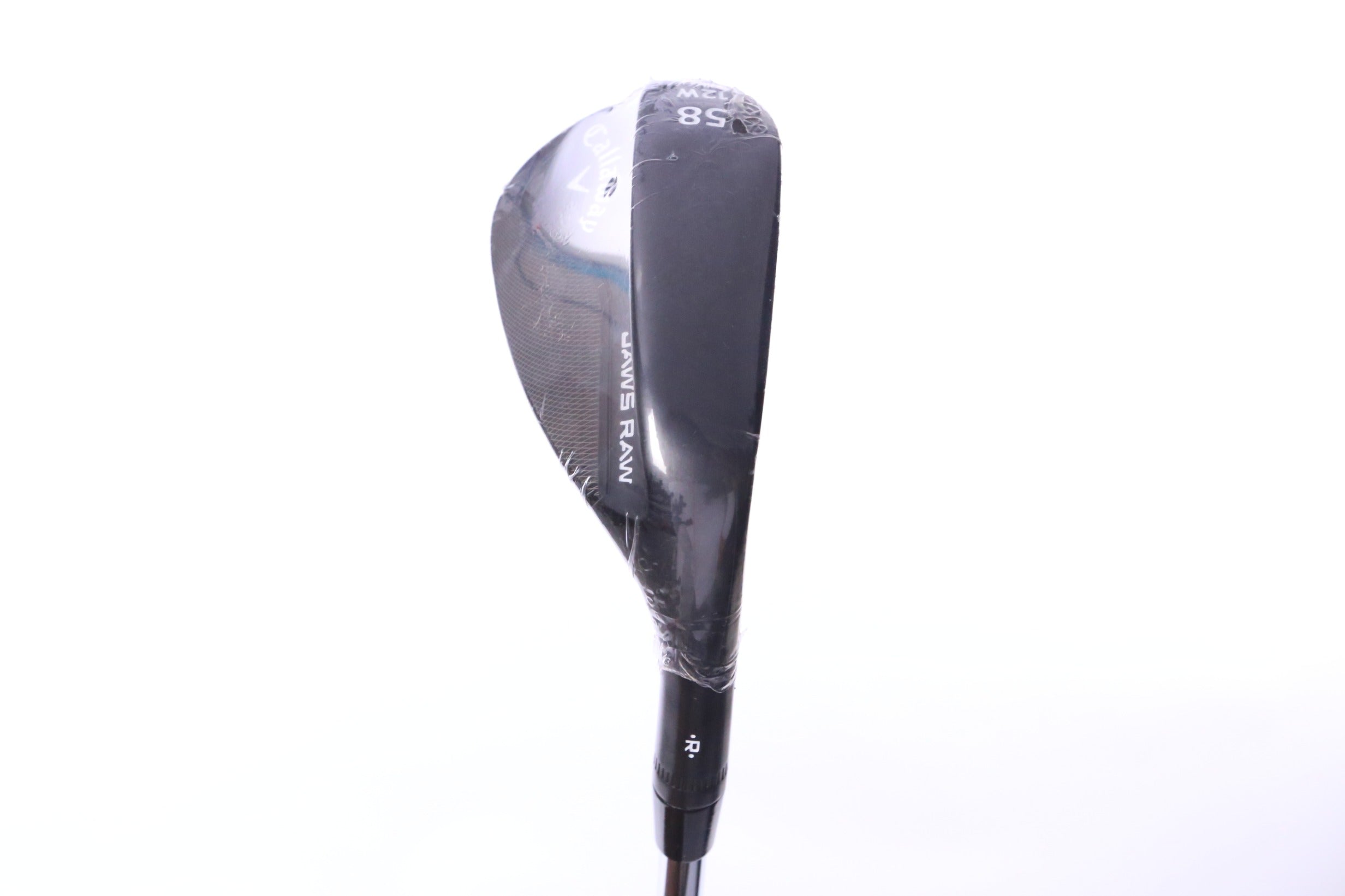 Used Callaway JAWS Raw Black Plasma Lob Wedge - Right-Handed - 58 Degrees - Wedge Flex
