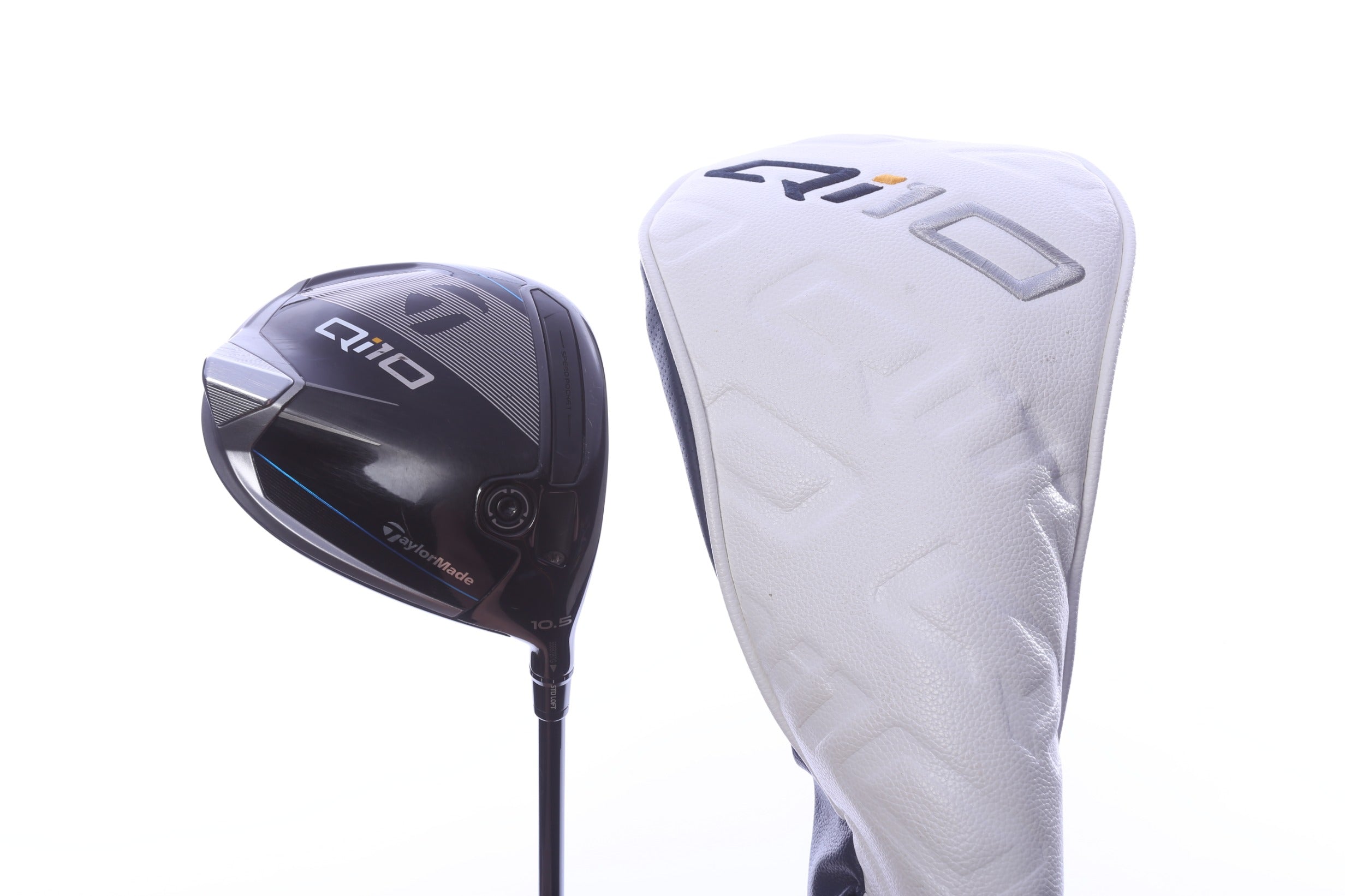 Used TaylorMade Qi10 Driver - 10.5 Degrees - Stiff Flex Fujikura VENTUS TR Blue - Right-Handed
