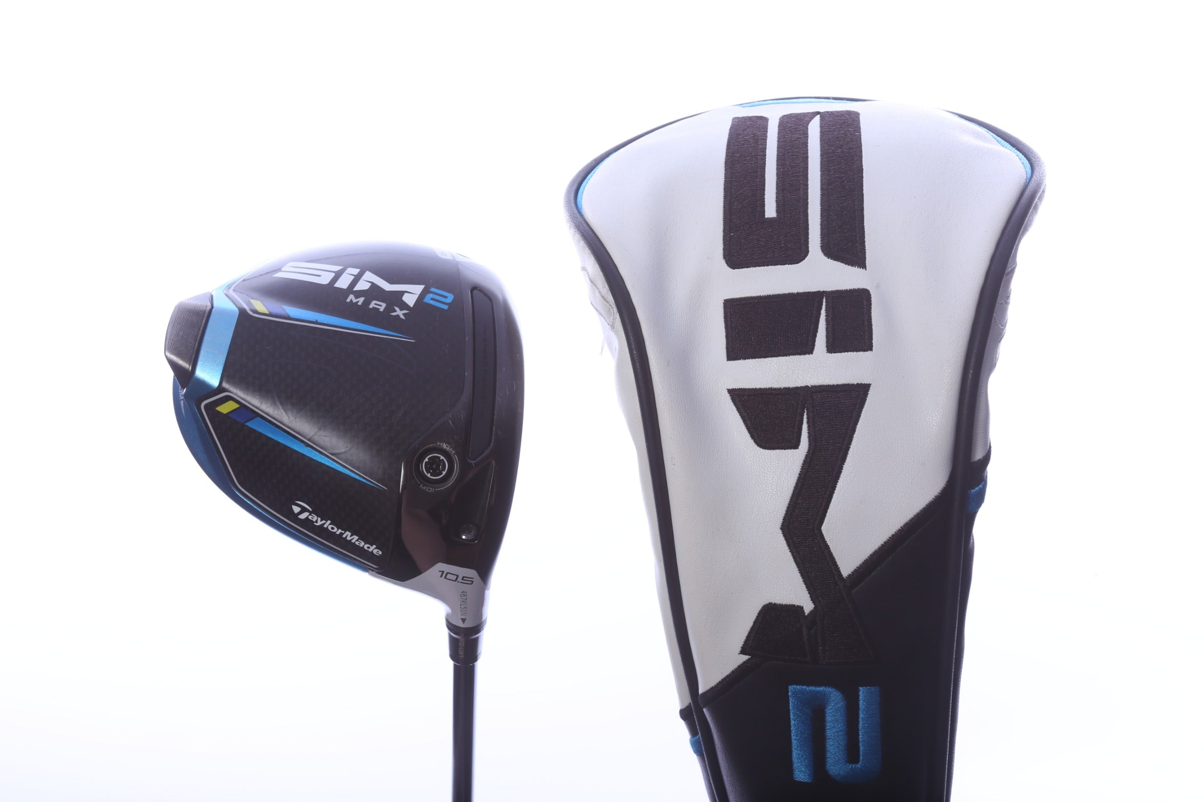 Used TaylorMade SIM2 MAX Driver - 10.5 Degrees - Regular Flex Fujikura Ventus Blue 5 - Right-Handed-Next Round