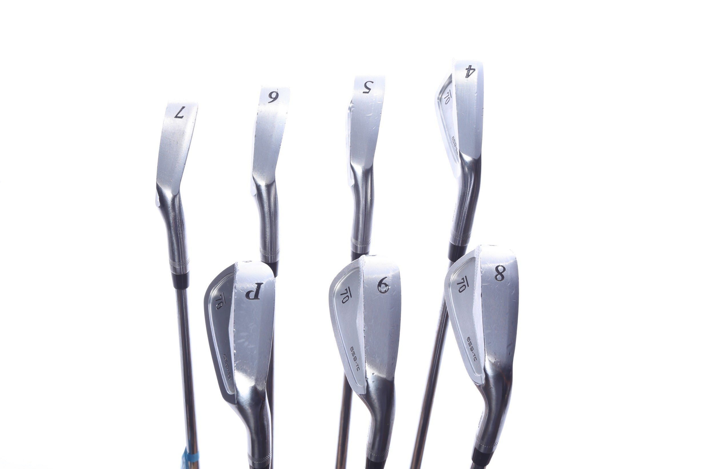 Used Sub 70 659 TC Forged Satin Iron Set - Right-Handed - 4-PW - Stiff Flex-Next Round