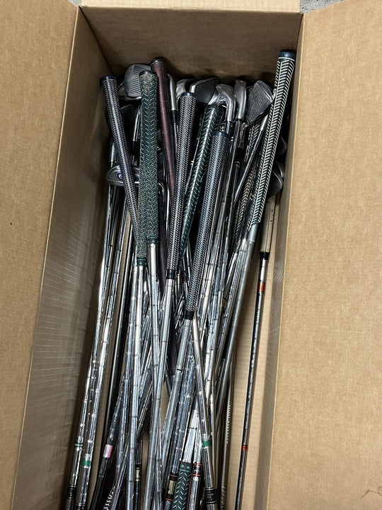 Wholesale Lot of 50 Single Irons. Wilson, Spalding, Square Two-Next Round