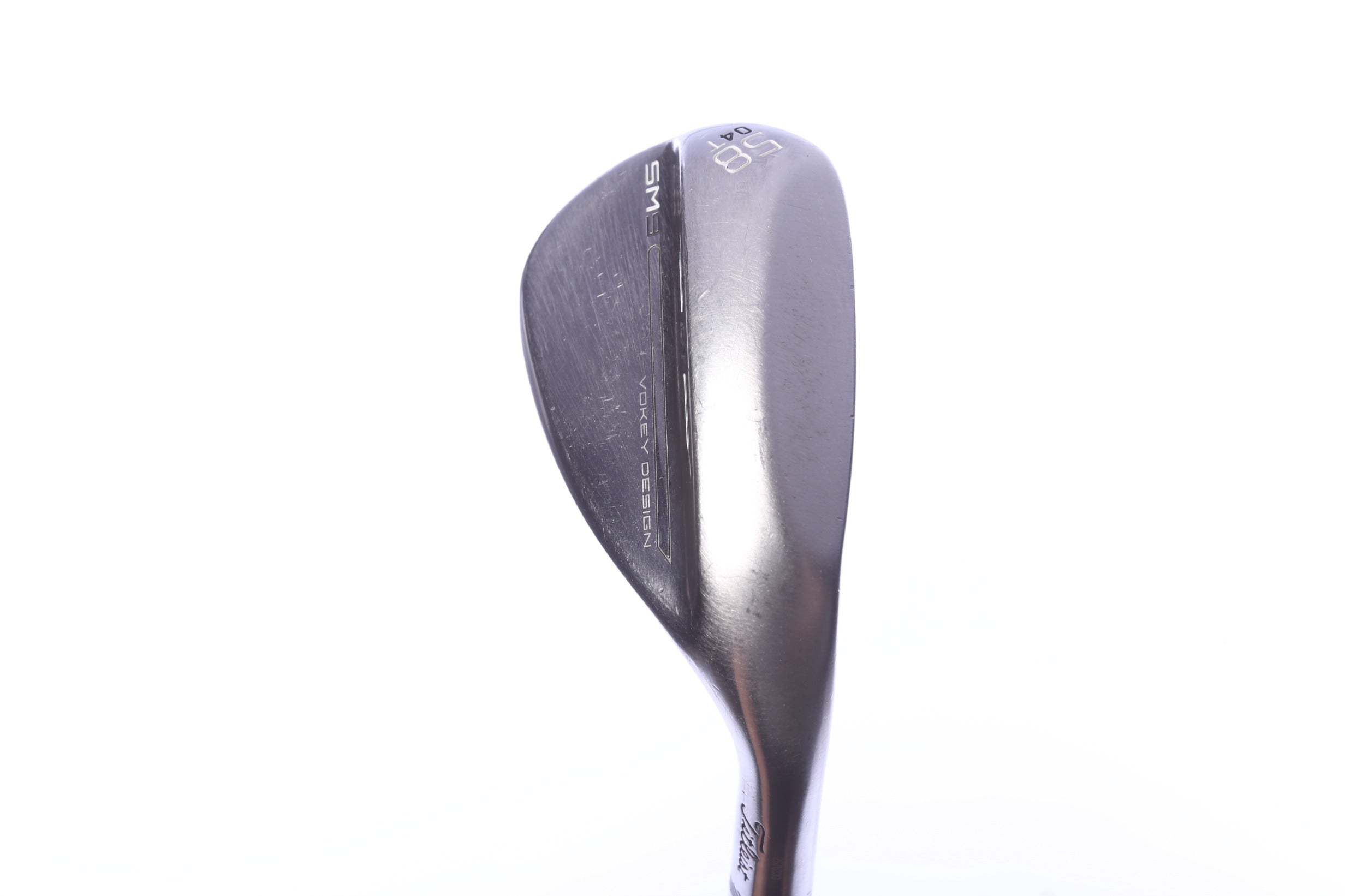 Used Titleist Vokey SM9 Brushed Steel Lob Wedge - Right-Handed - 58 Degrees - Wedge Flex-Next Round