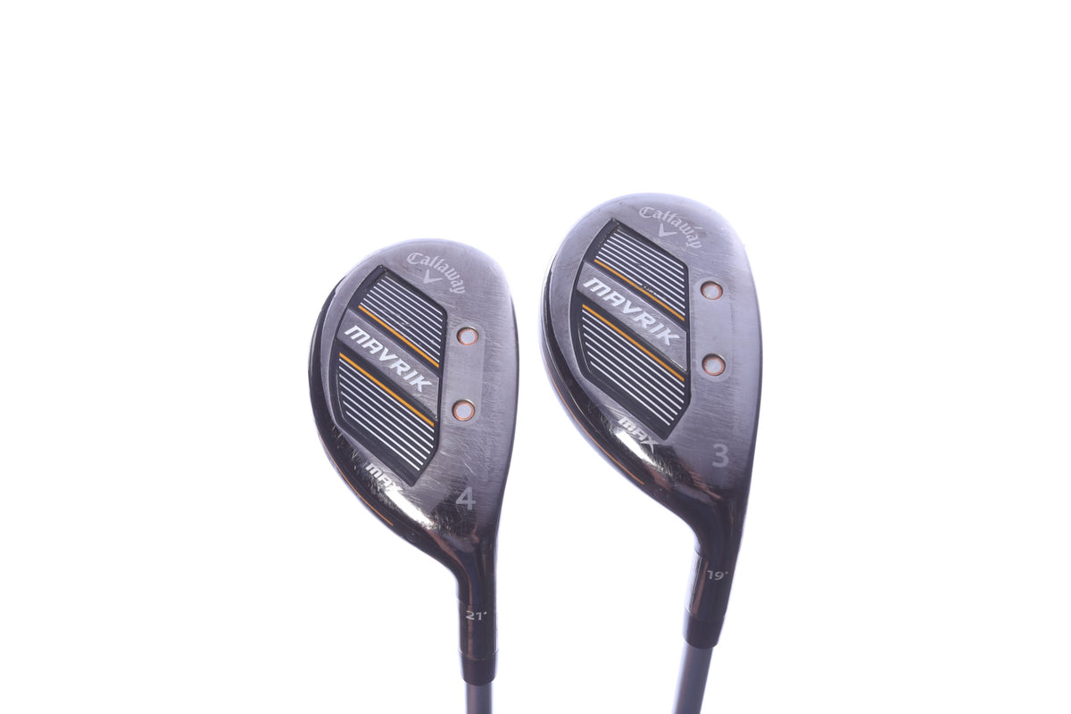 Used Callaway Mavrik Max Hybrid Set - Right-Handed - 3H, 4H - Seniors Flex-Next Round