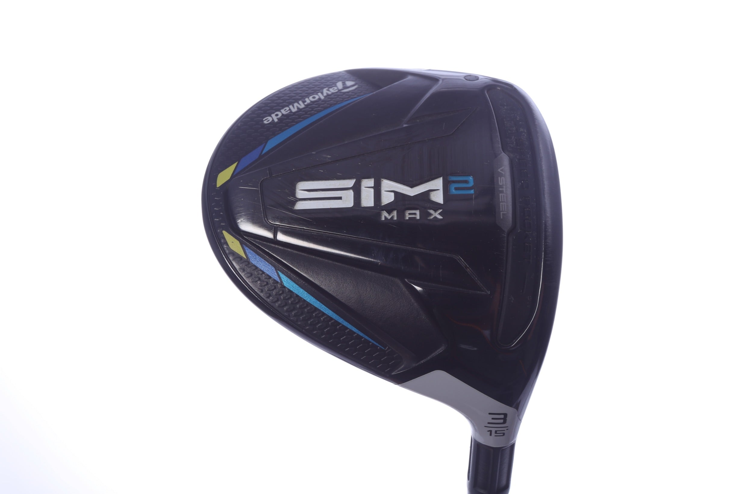 Used TaylorMade SIM2 MAX 3-Wood - Right-Handed - 15 Degrees - Stiff Flex-Next Round
