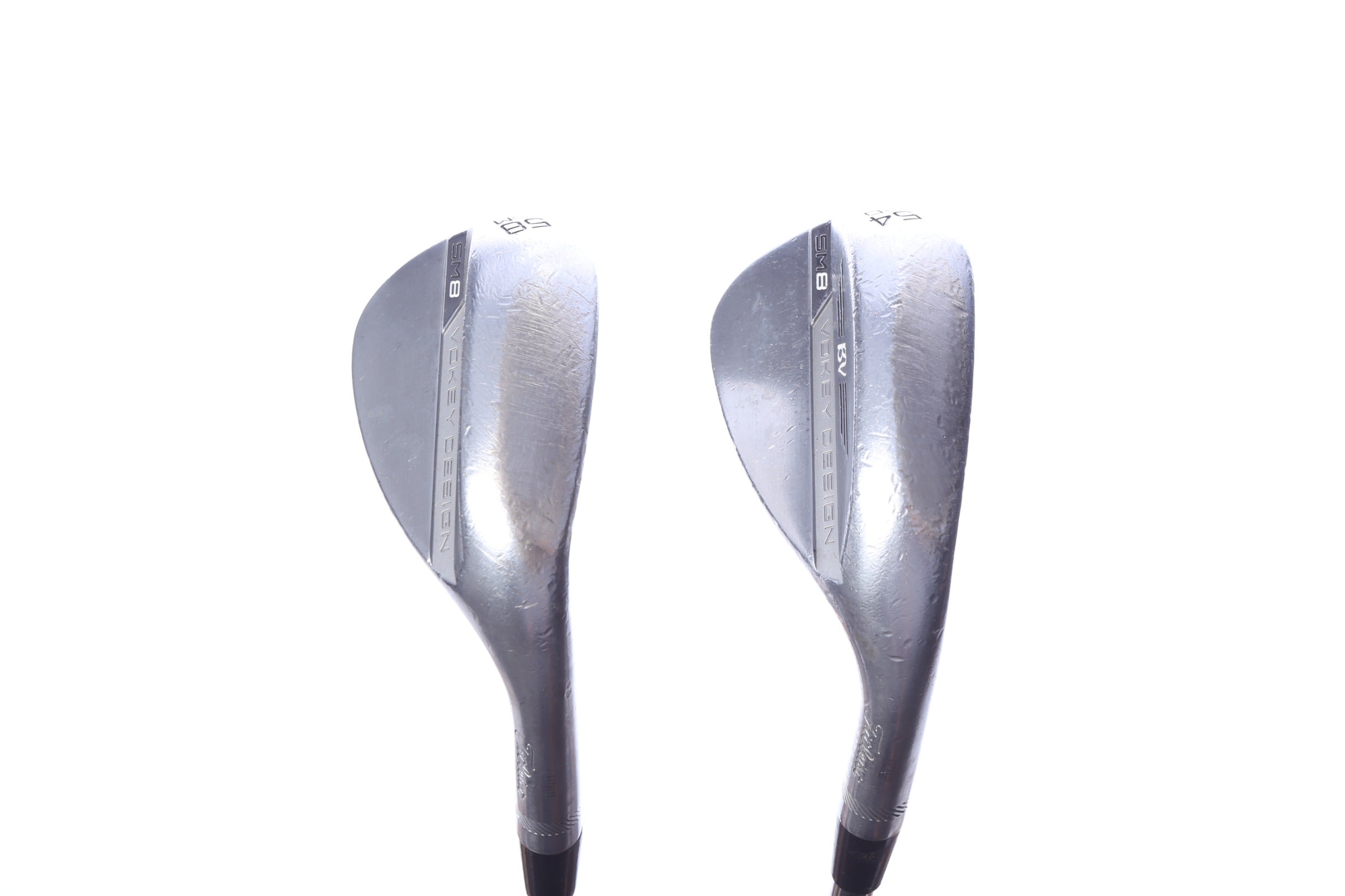 Used Titleist Vokey SM9 Tour Chrome Wedge Set - Right-Handed - 54*, 58* - Wedge Flex-Next Round