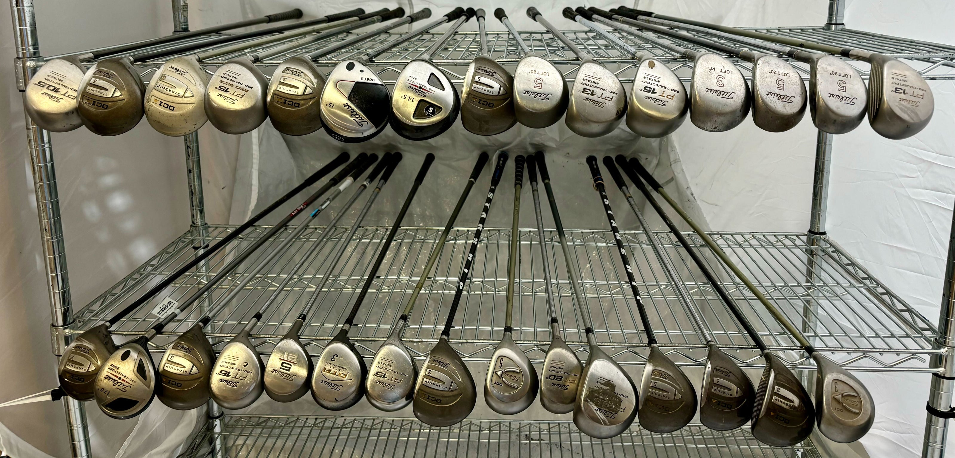 Wholesale Lot of 30 Golf Clubs - Titleist Fairway Woods-Next Round