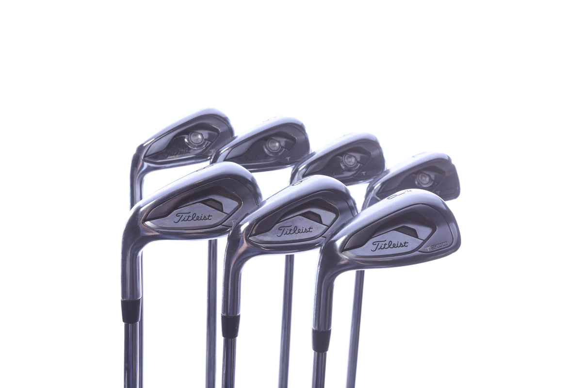 Used Titleist T200 Iron Set - Left-Handed - 4-PW - Stiff Flex