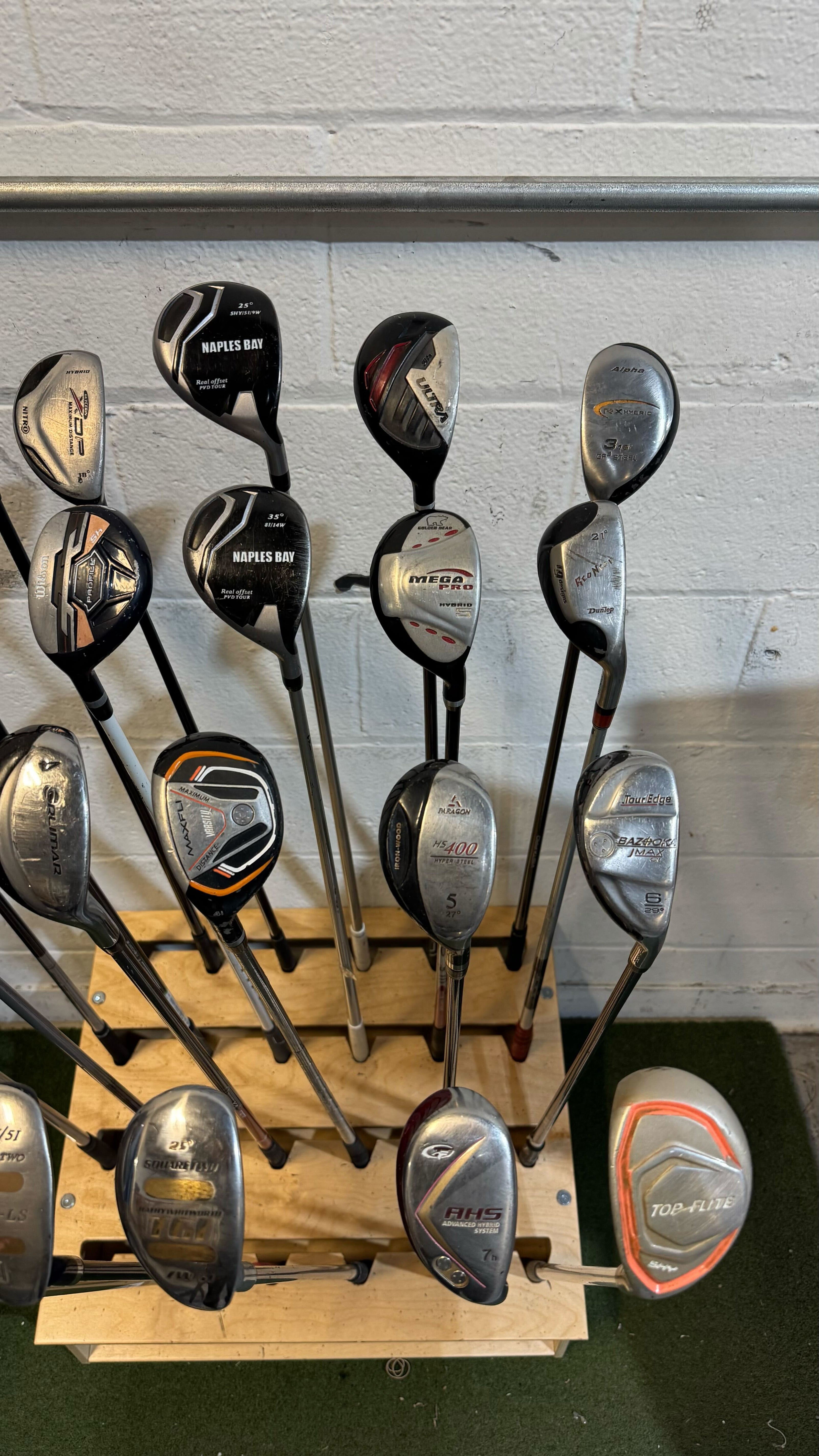 Wholesale Lot of 40 Golf Clubs - Assorted Hybrids-Next Round