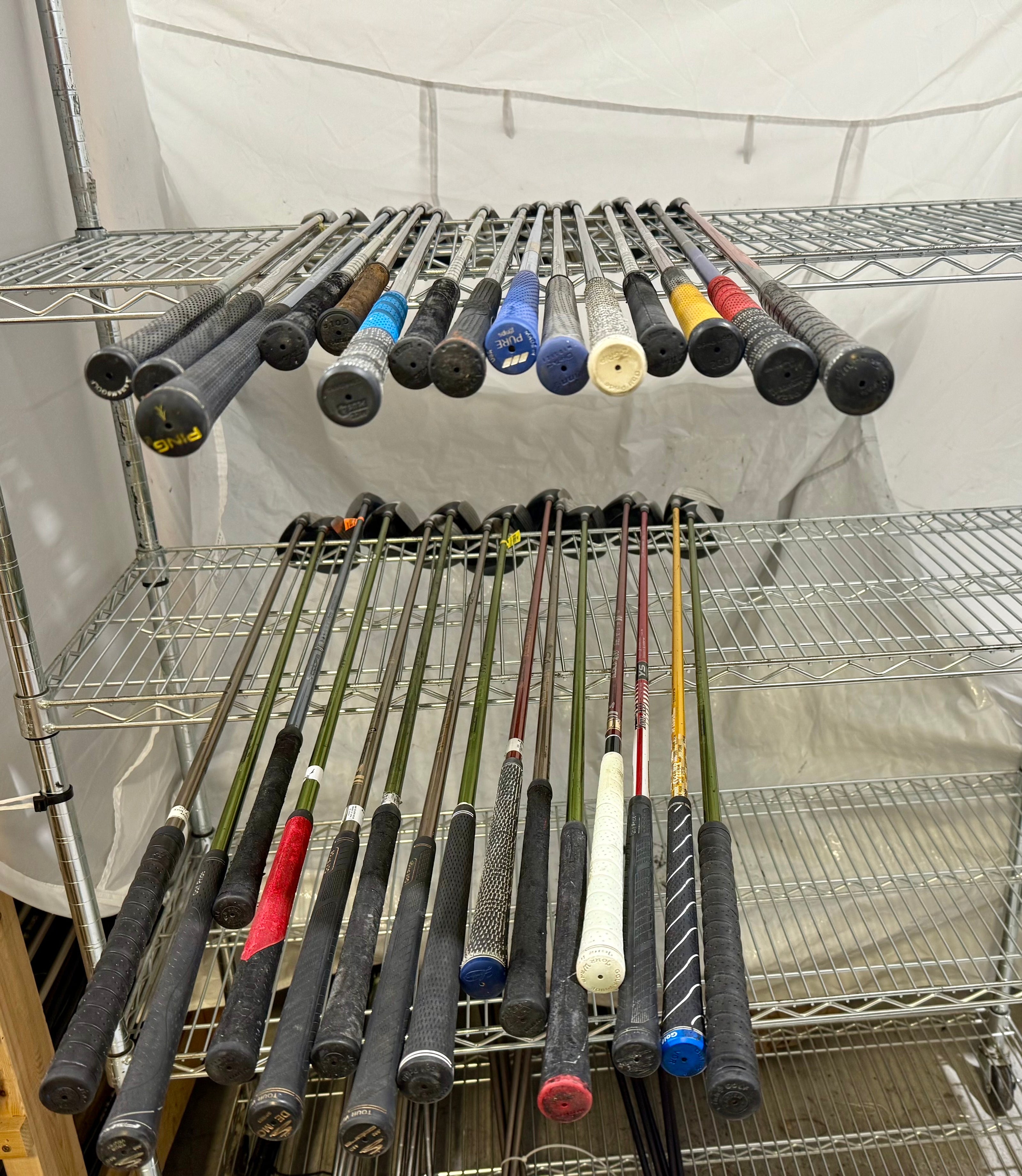 Wholesale Lot of 30 Golf Clubs - Adams Hybrids & Cobra Woods-Next Round