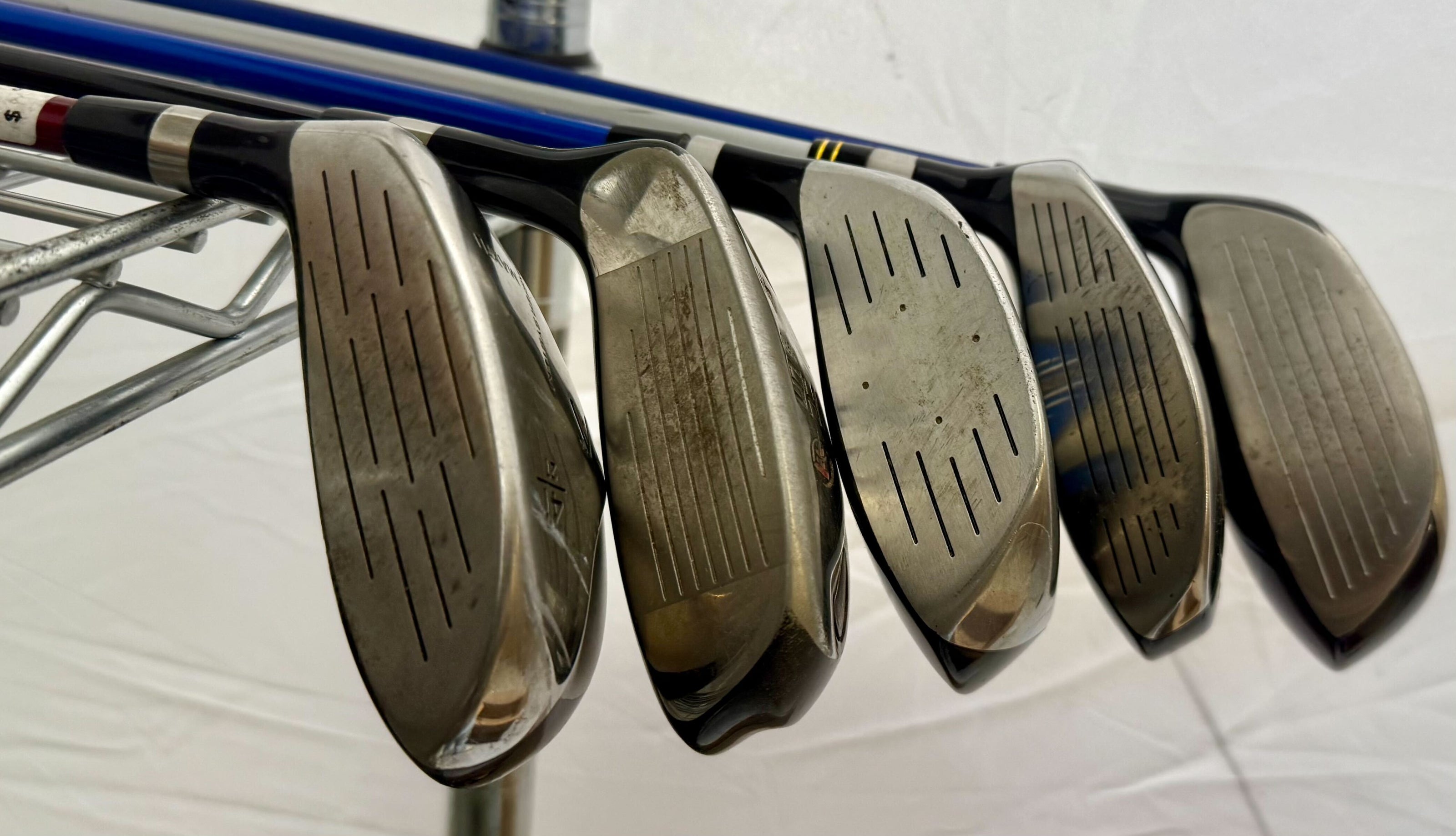 Wholesale Lot of 50 Golf Clubs - Assorted Fairway Woods & Hybrids-Next Round
