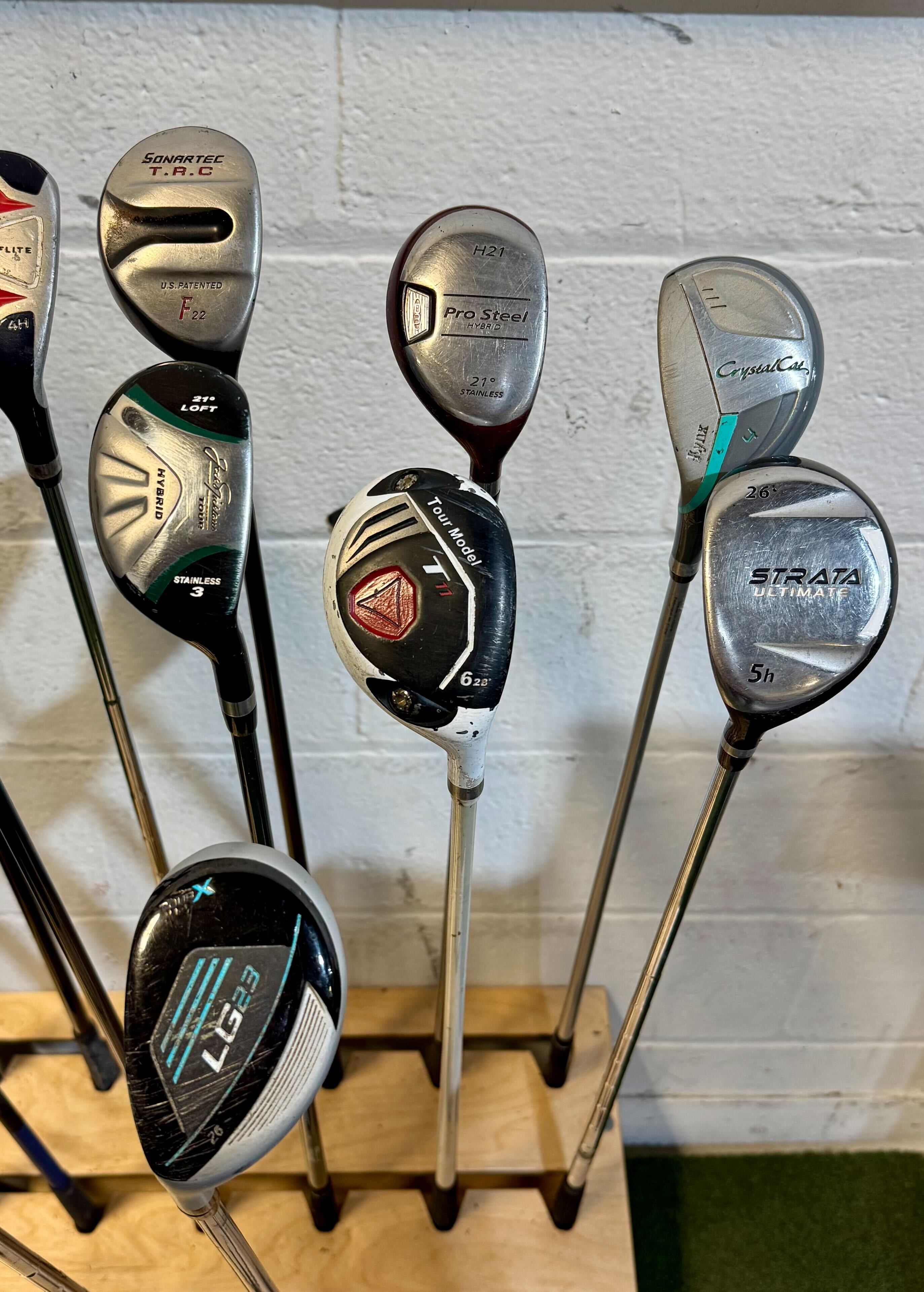 Wholesale Lot of 40 Golf Clubs - Assorted Hybrids - RH/LH - Mixed Flexes-Next Round