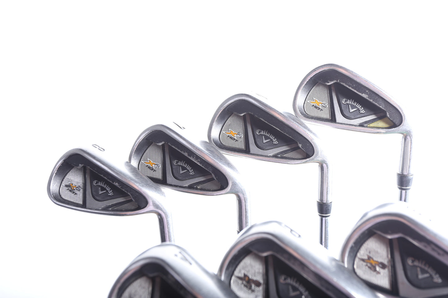 Used Callaway X2 Hot Iron Set - Right-Handed - 5-AW - Stiff Flex-Next Round