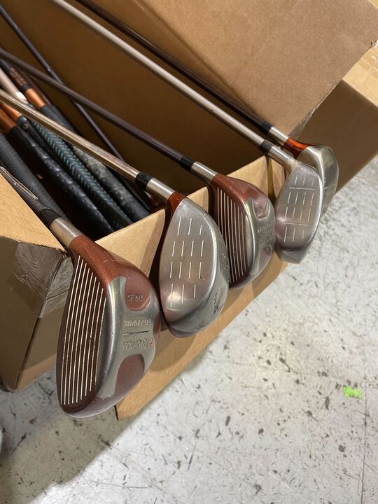 Wholesale Lot of 25 TaylorMade Titanium Bubble, Supersteel Drivers