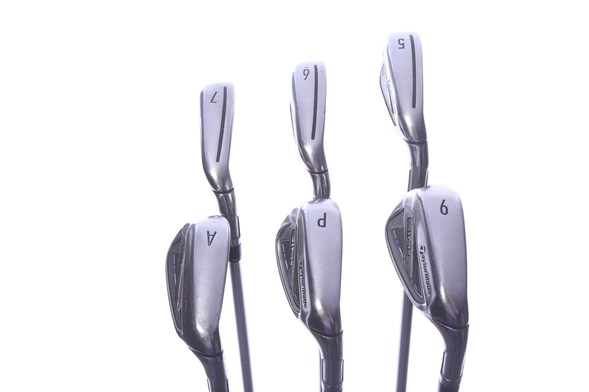 Used TaylorMade SIM2 MAX Iron Set - Right-Handed - 5-7, 9, PW, AW - Stiff Flex