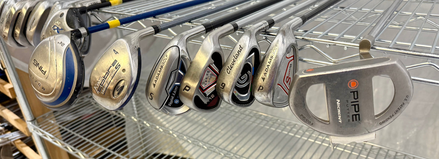 Wholesale Lot of 50 Golf Clubs - Assorted Junior Clubs-Next Round