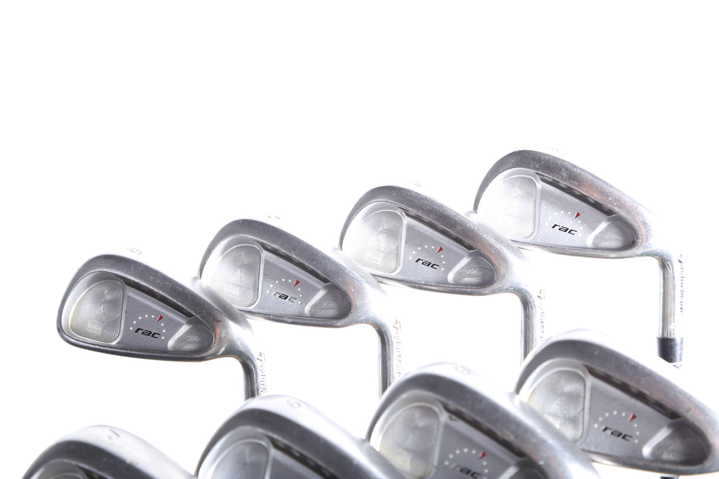 Used TaylorMade rac OS 2005 Iron Set - Right-Handed - 3-PW - Regular Flex-Next Round