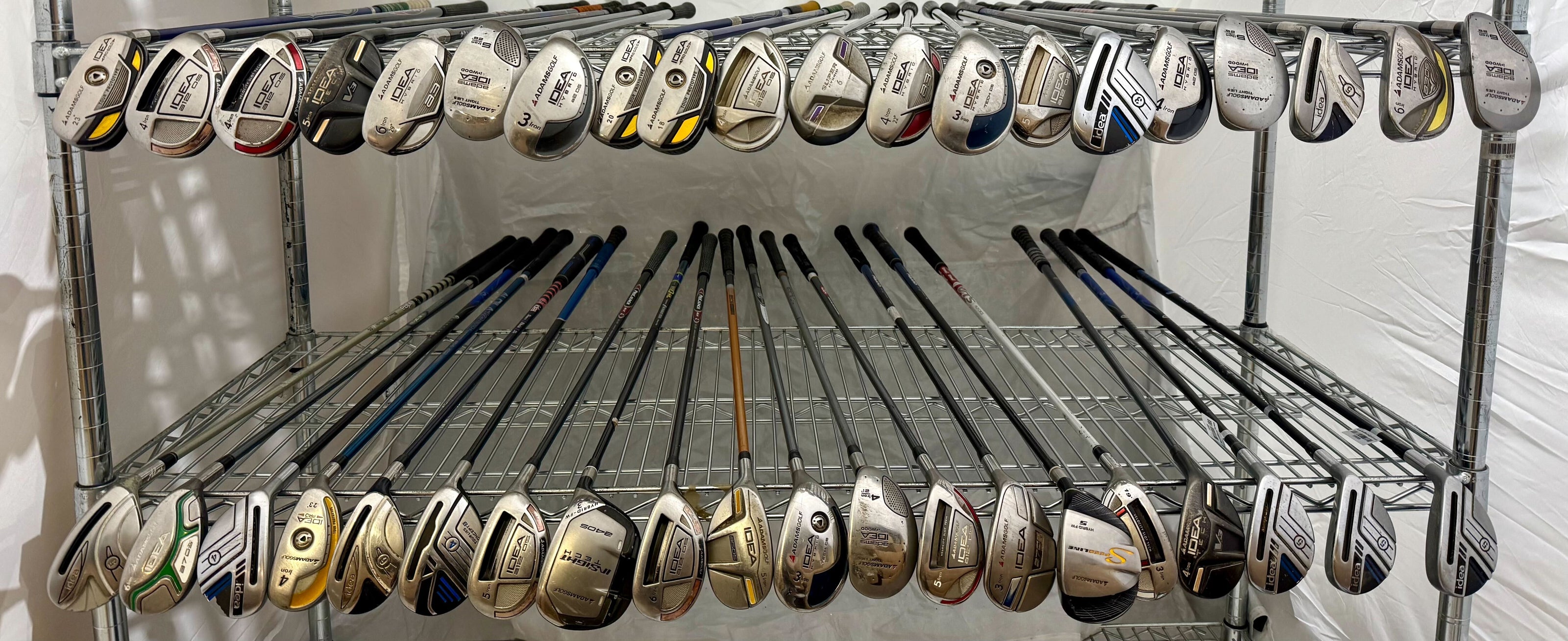 Wholesale Lot of 40 Golf Clubs - Adams Assorted Hybrids-Next Round
